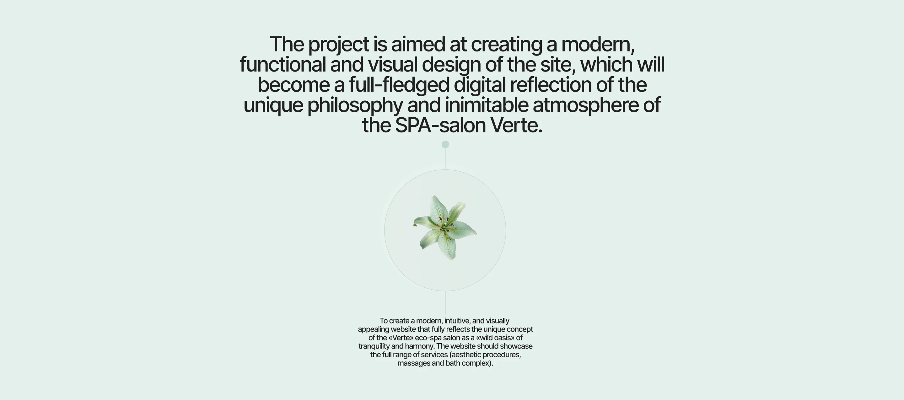 Spa-salon «VERTE» | Corporate Website — Изображение №2 — Интерфейсы на Dprofile
