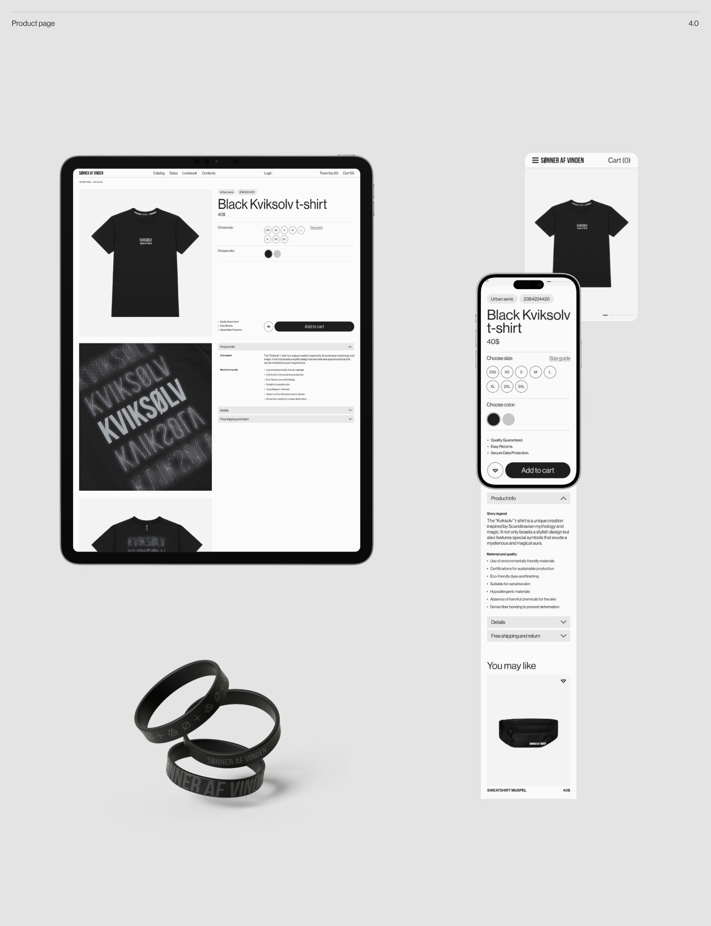 Sonner af Vinden | Website redesign — Изображение №9 — Интерфейсы на Dprofile