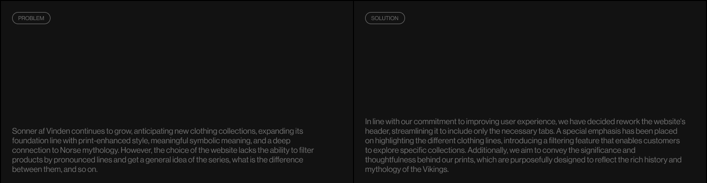 Sonner af Vinden | Website redesign — Изображение №2 — Интерфейсы на Dprofile