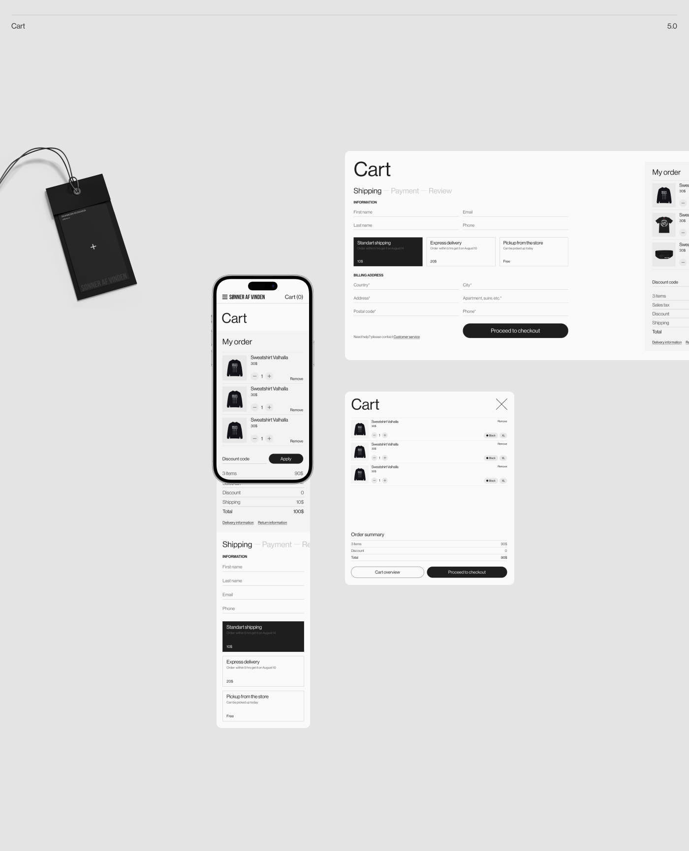 Sonner af Vinden | Website redesign — Изображение №11 — Интерфейсы на Dprofile