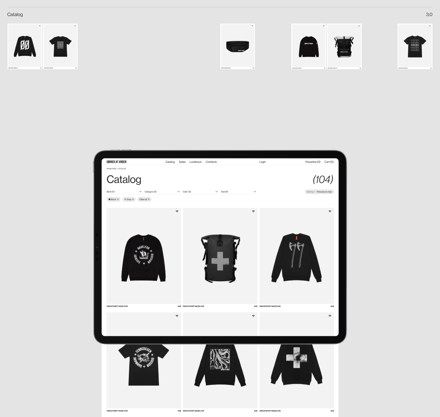 Sonner af Vinden | Website redesign — Изображение №7 — Интерфейсы на Dprofile