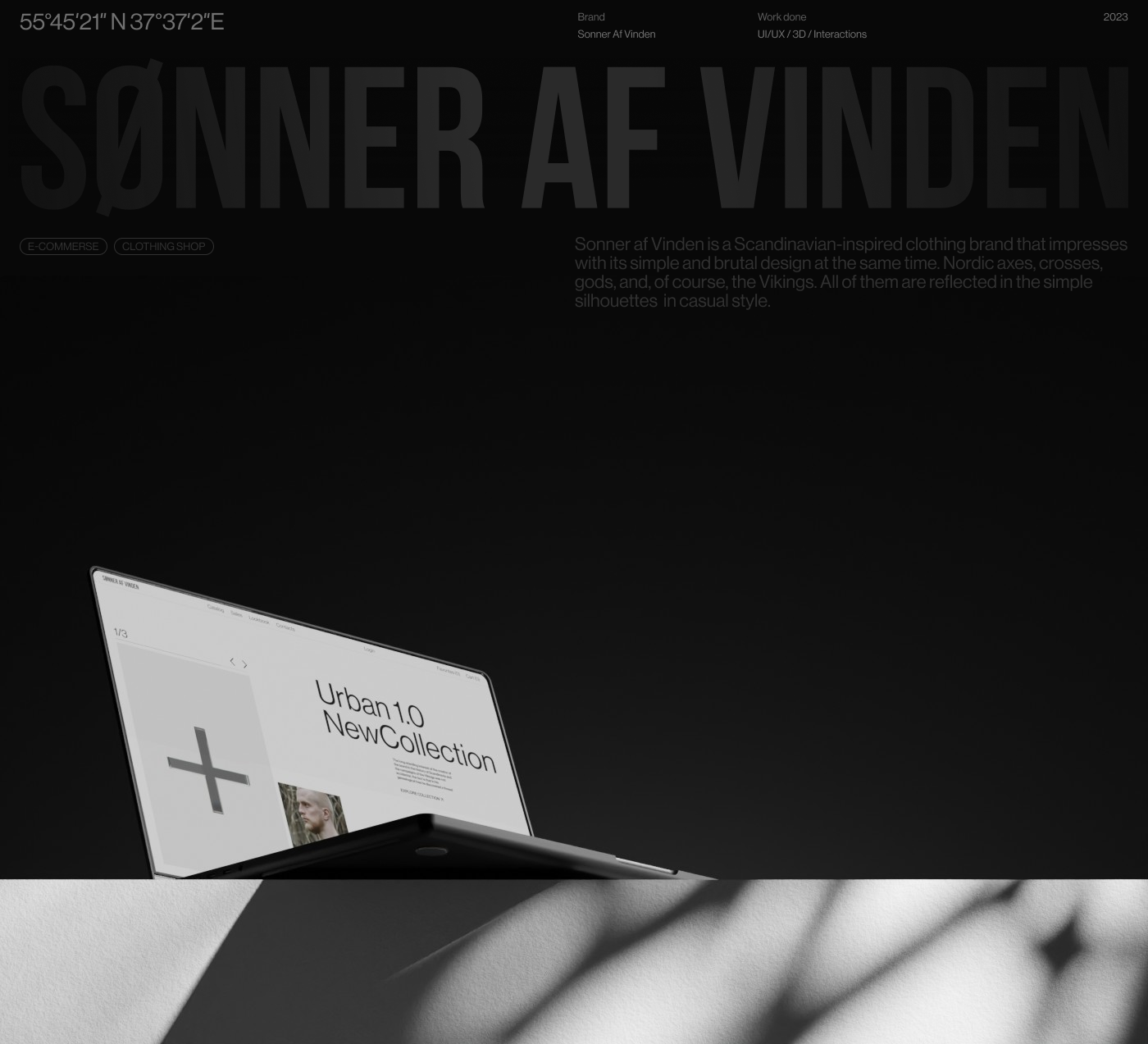 Sonner af Vinden | Website redesign — Изображение №1 — Интерфейсы на Dprofile