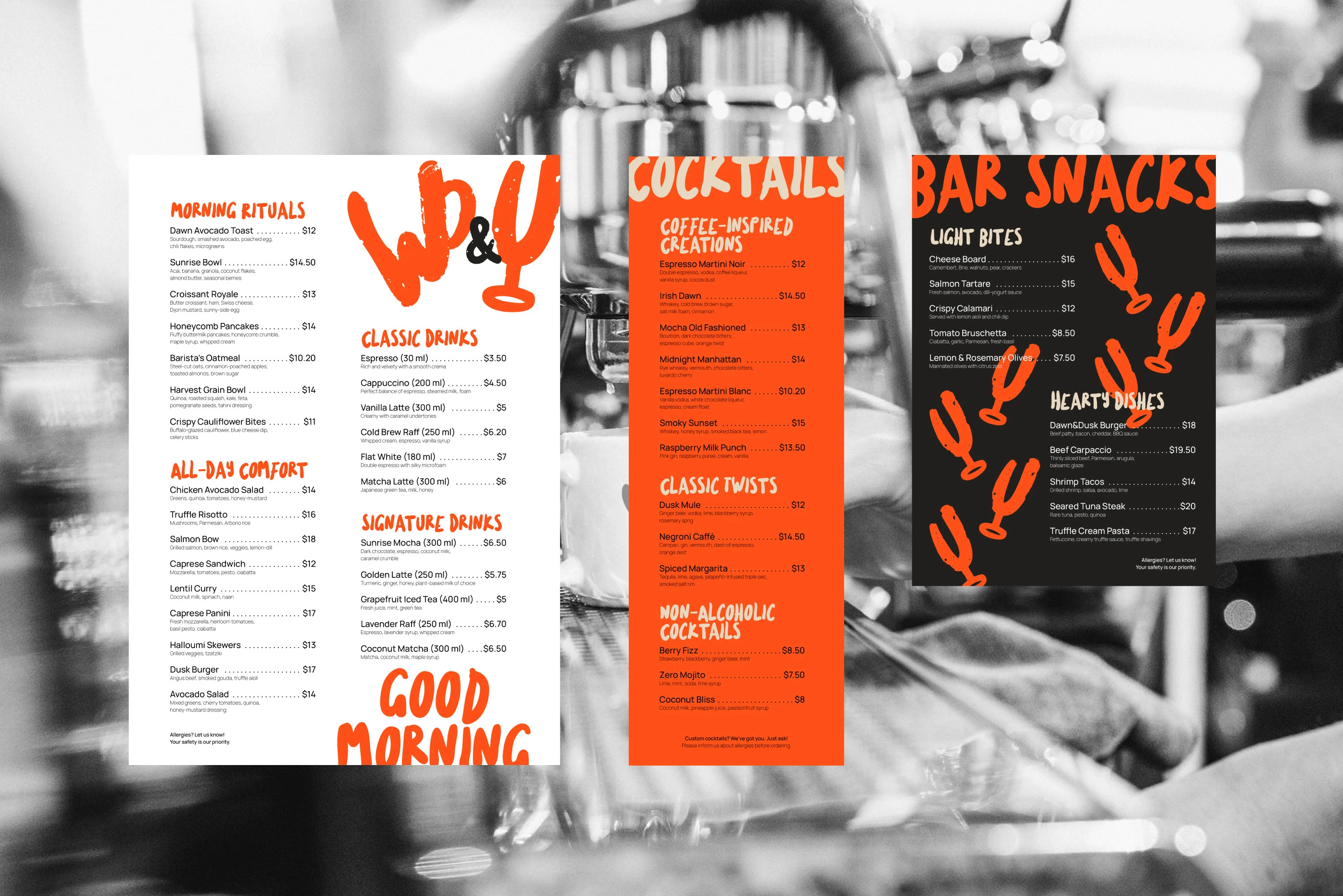IDENTITY | Hybrid Coffee Shop & Bar Branding — Изображение №7 — Брендинг, Иллюстрация на Dprofile