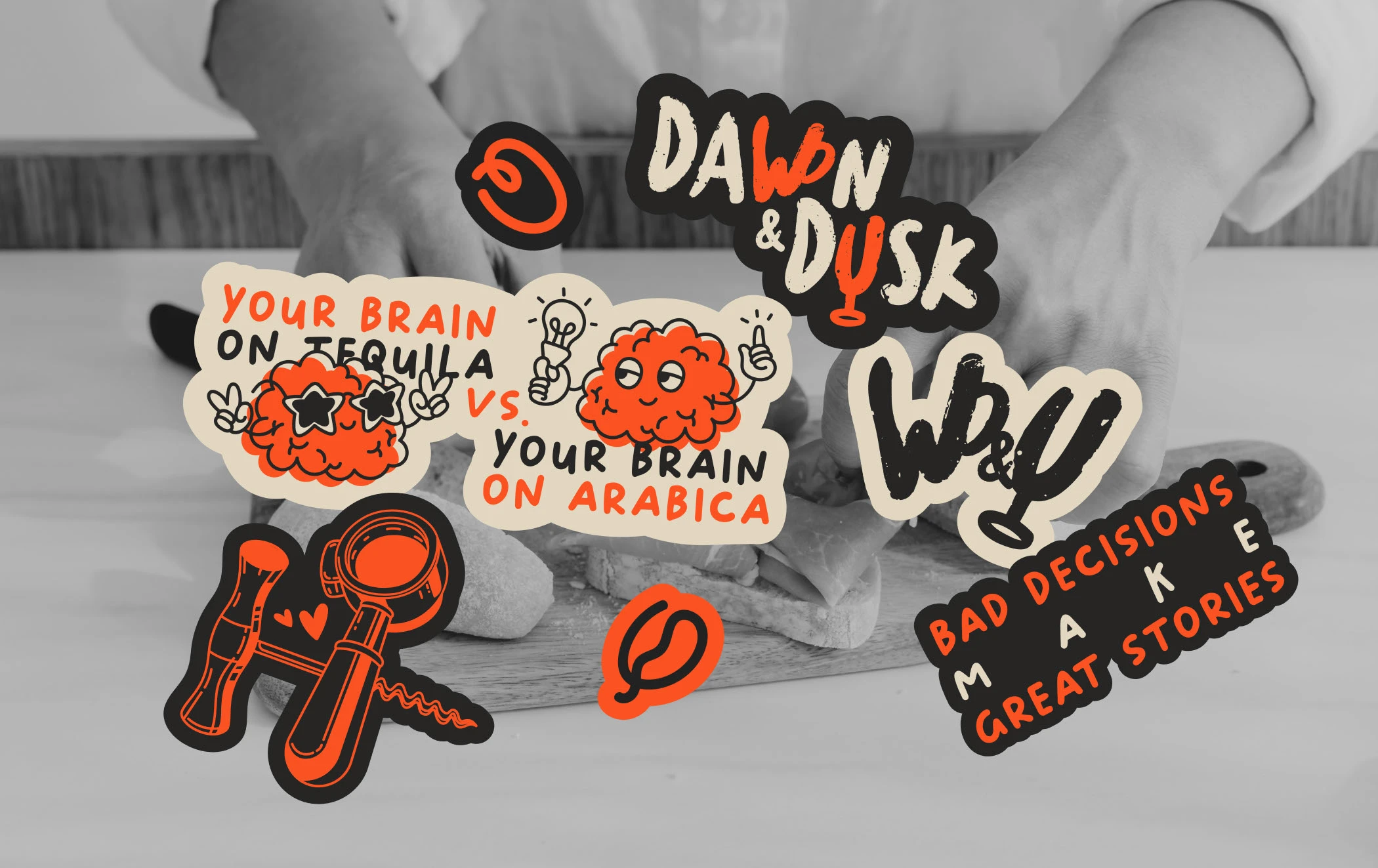 IDENTITY | Hybrid Coffee Shop & Bar Branding — Изображение №16 — Брендинг, Иллюстрация на Dprofile