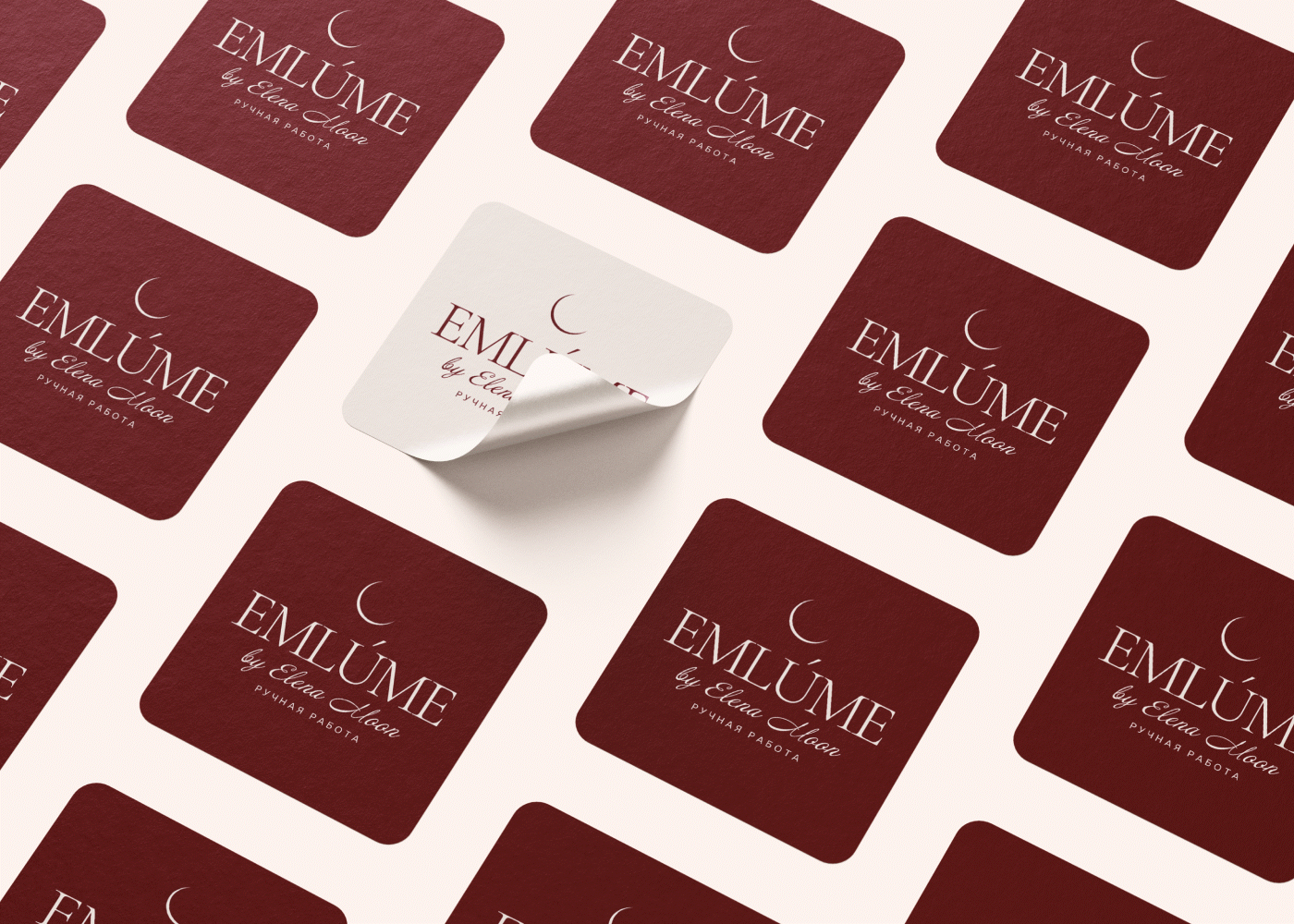 EMLUME | ФИРМЕННЫЙ СТИЛЬ | ЛОГОТИП — Изображение №5 — Брендинг, Графика на Dprofile