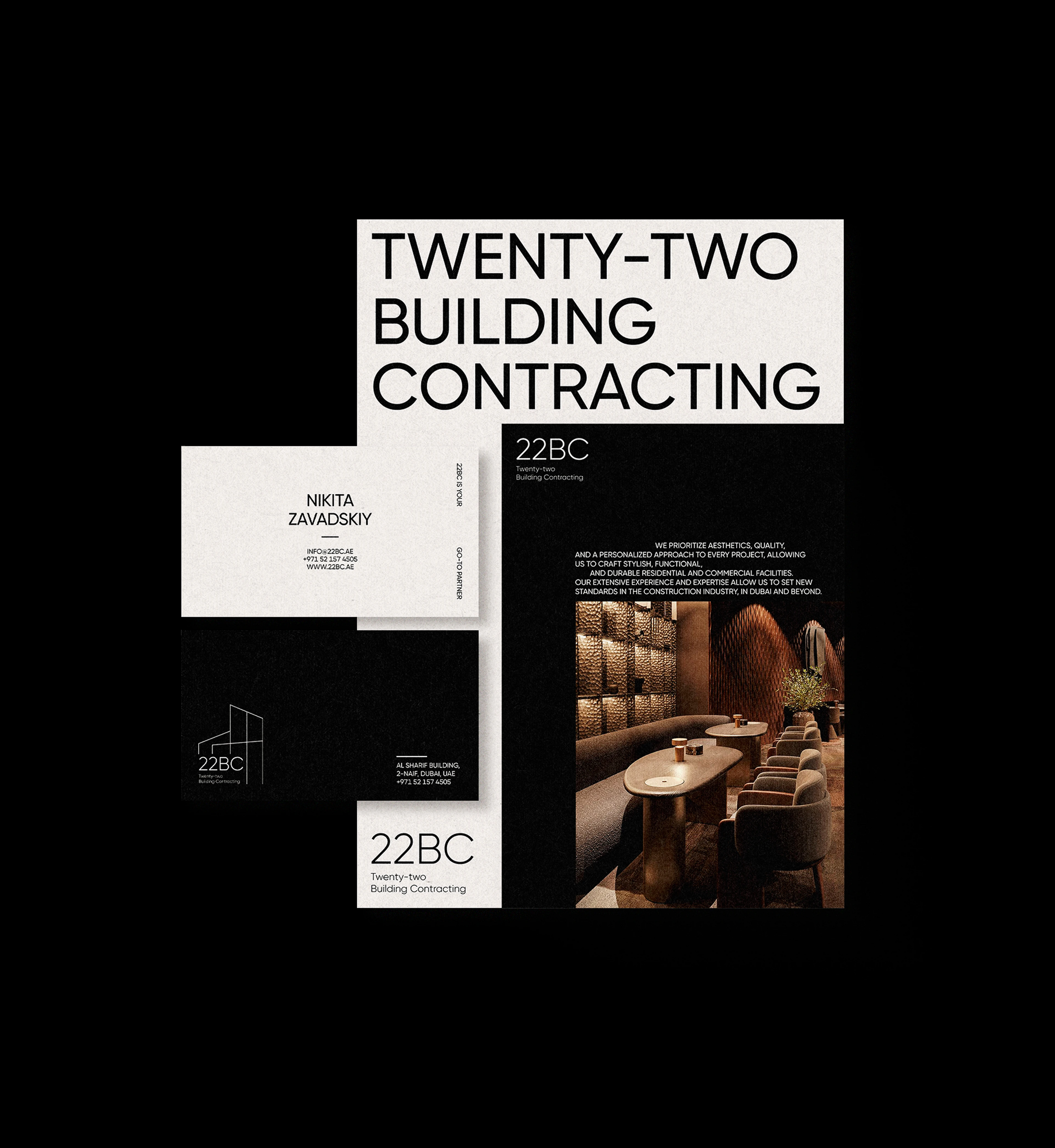 Twenty-Two-Building-Contracting — Изображение №4 — Брендинг на Dprofile