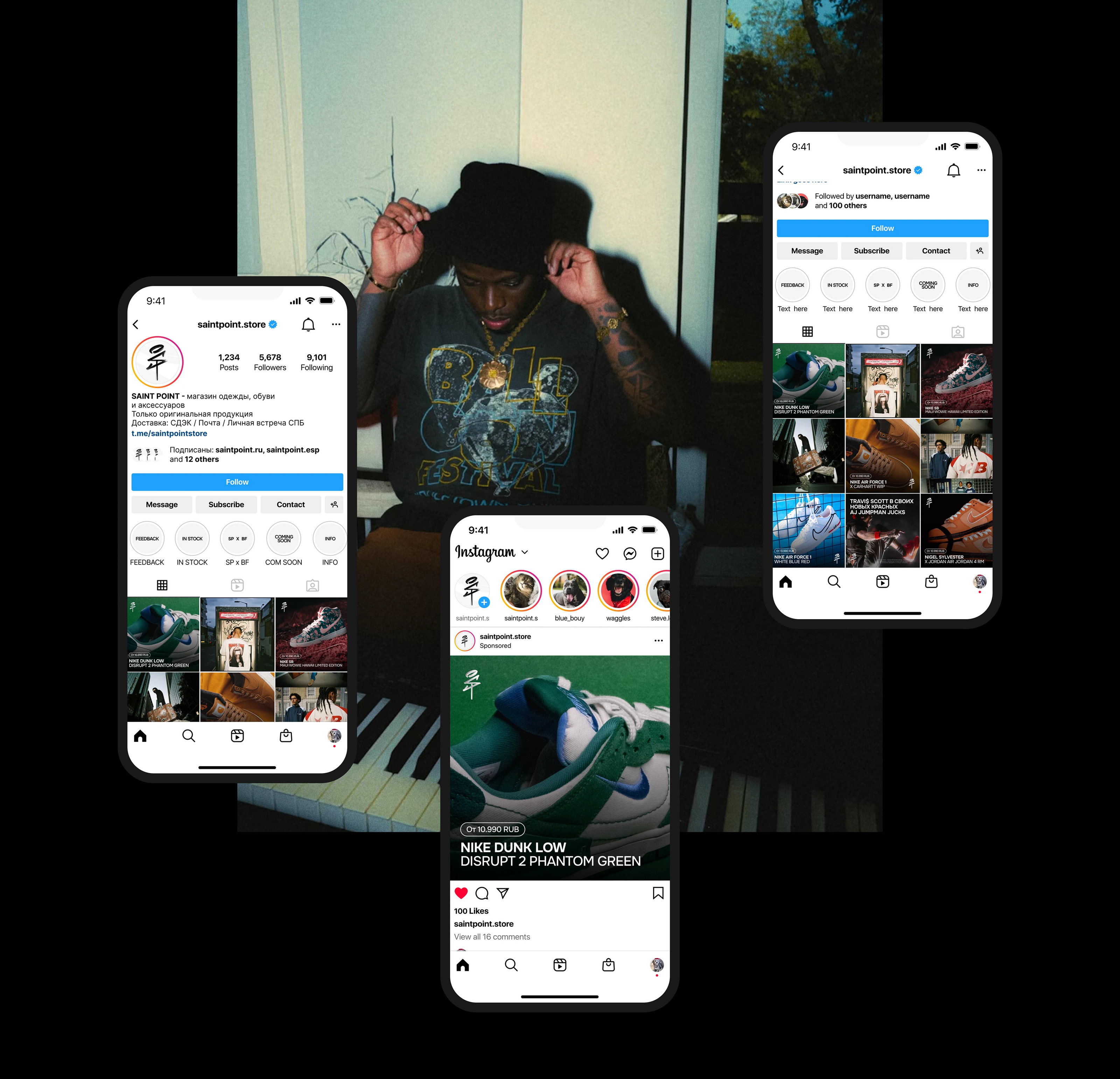 Saint Point | Brand Identity | Social Media — Изображение №12 — Брендинг на Dprofile