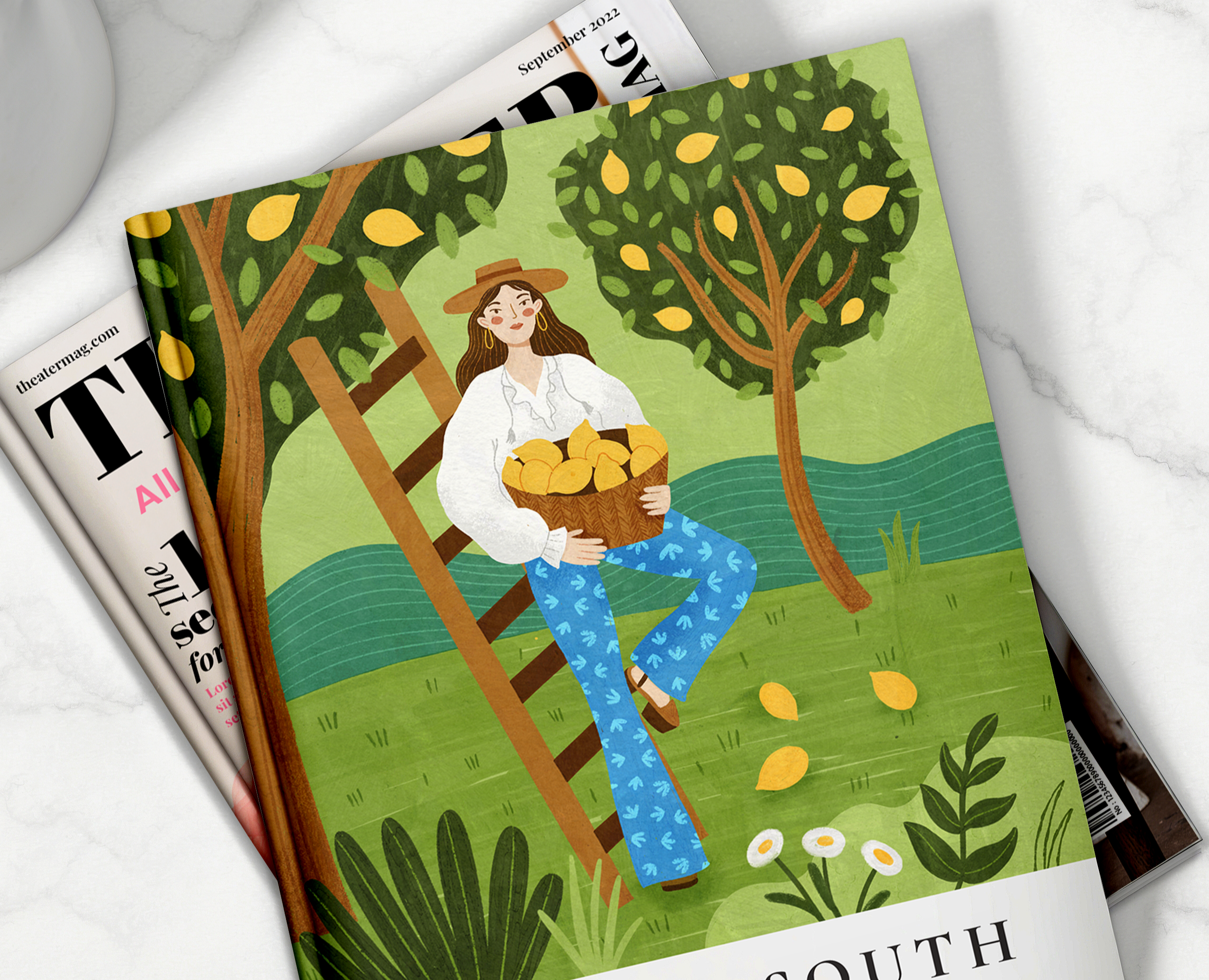 Журнальная иллюстрация Golden South на Dprofile