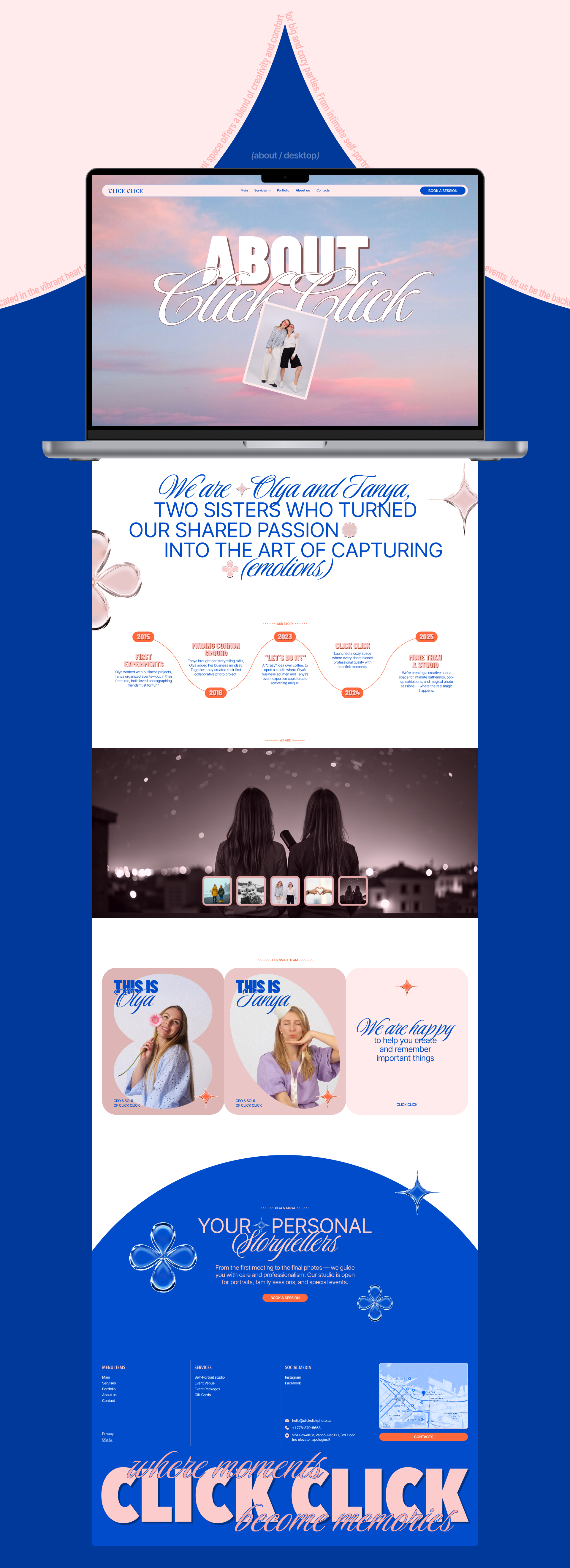 CLICK CLICK | Corporate Website — Изображение №14 — Интерфейсы на Dprofile