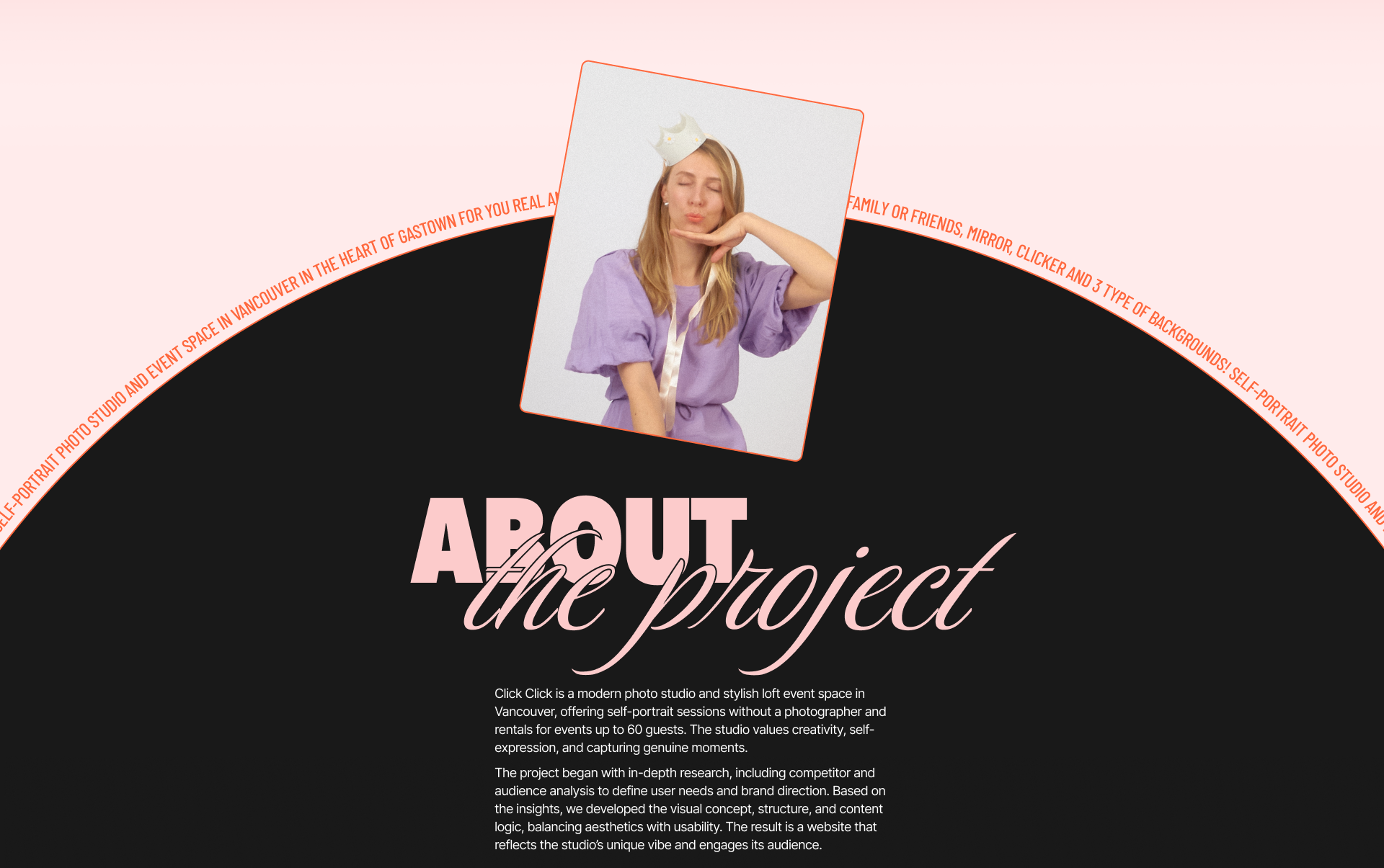 CLICK CLICK | Corporate Website — Изображение №2 — Интерфейсы на Dprofile