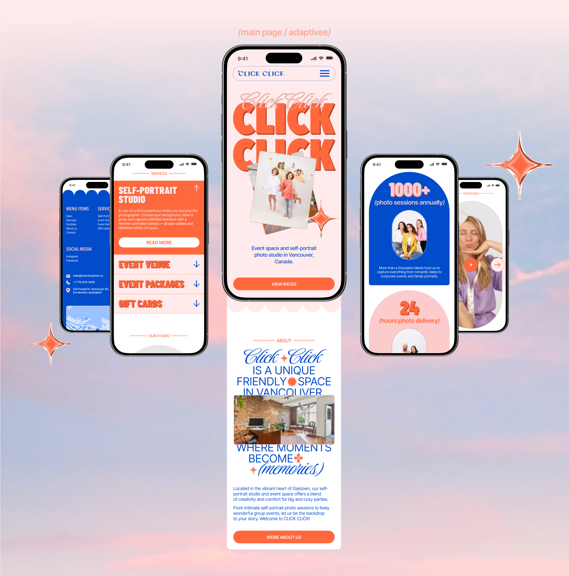 CLICK CLICK | Corporate Website — Изображение №5 — Интерфейсы на Dprofile