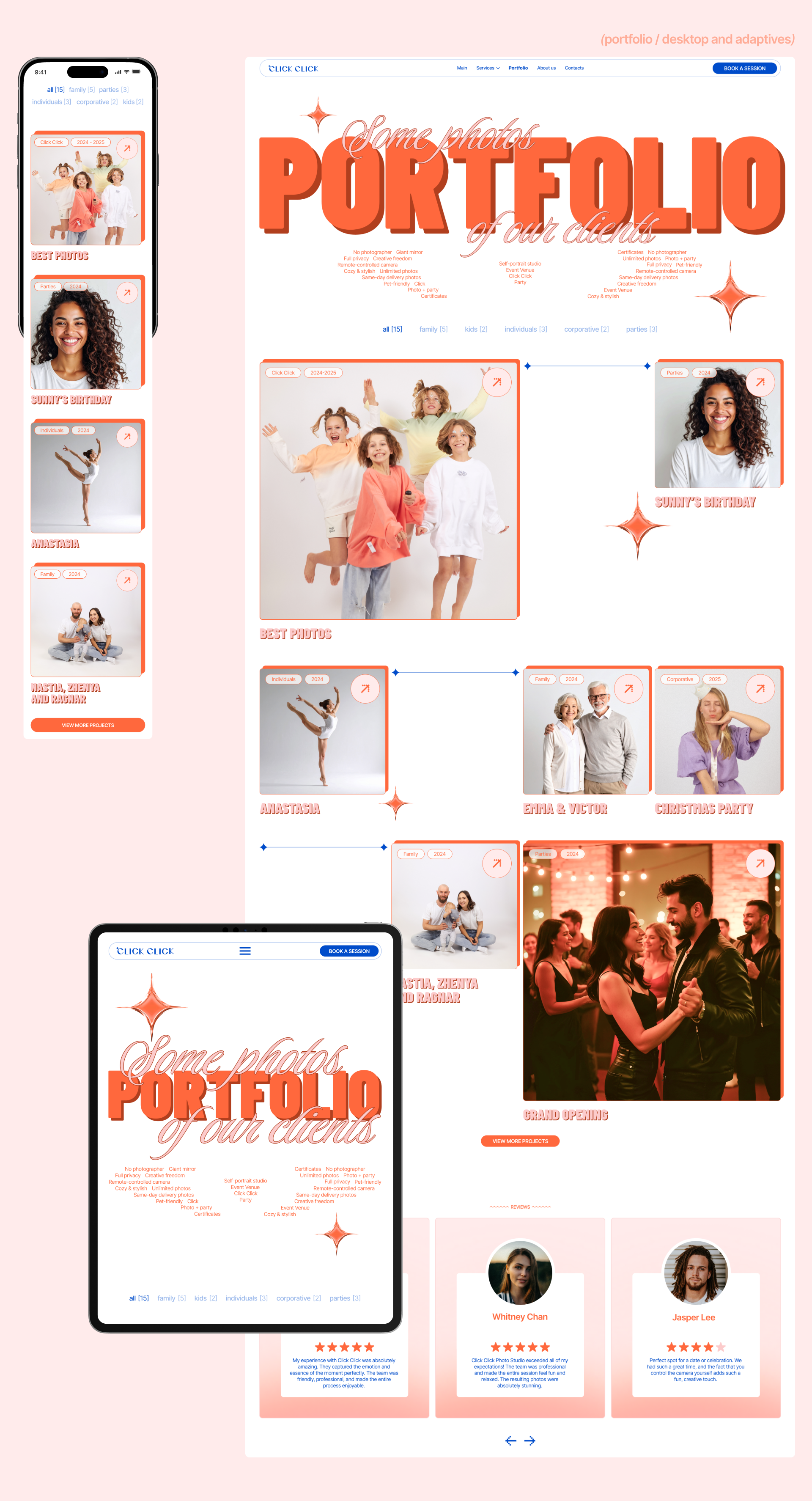 CLICK CLICK | Corporate Website — Изображение №7 — Интерфейсы на Dprofile