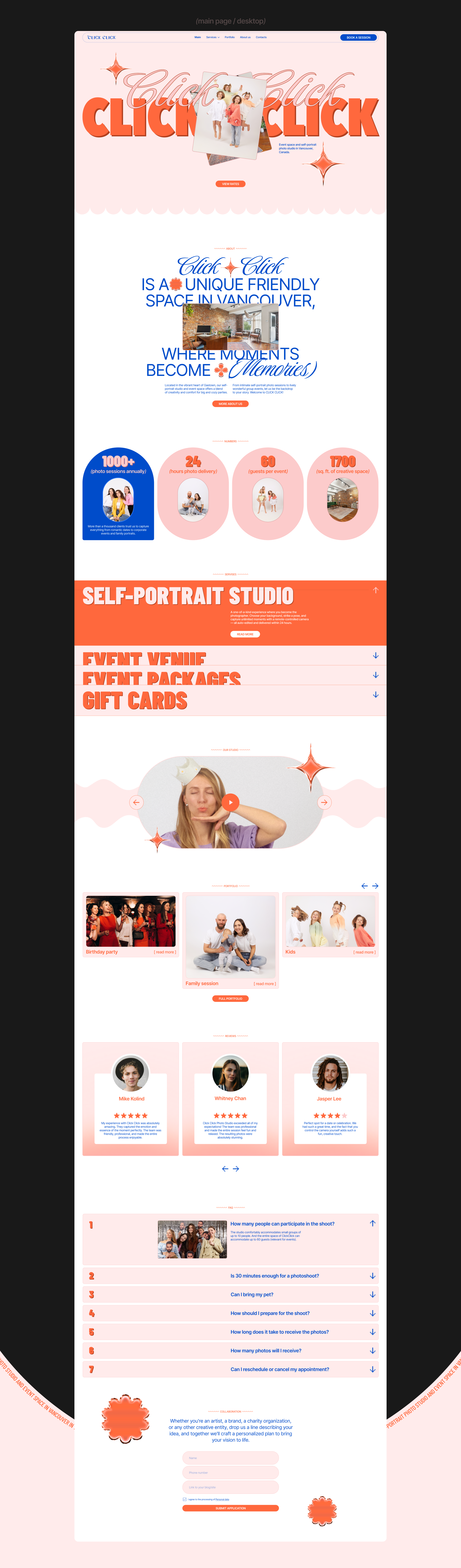 CLICK CLICK | Corporate Website — Изображение №4 — Интерфейсы на Dprofile