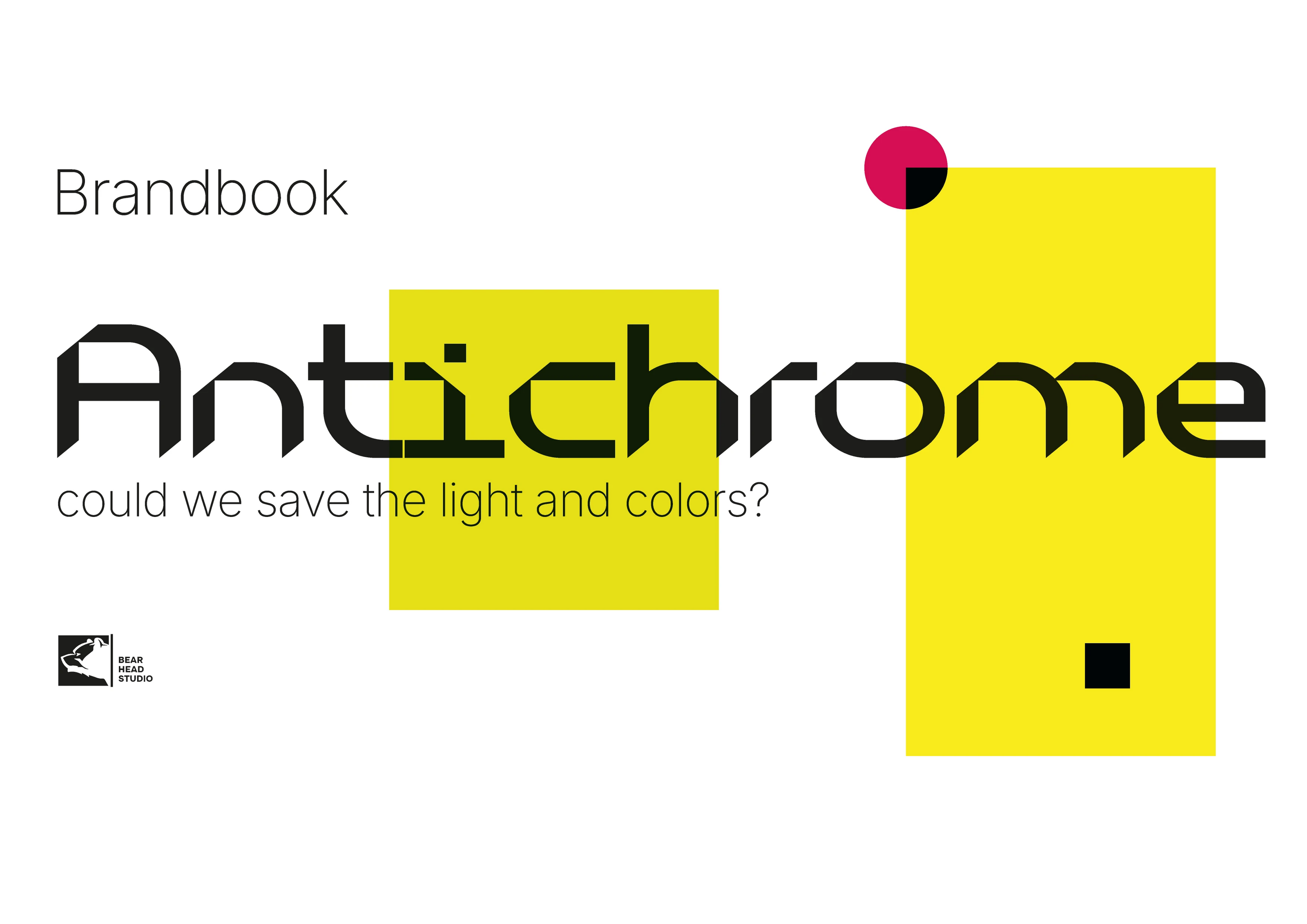 Antichrome. The game concept brandbook + brochure — Изображение №1 — Брендинг, Графика на Dprofile