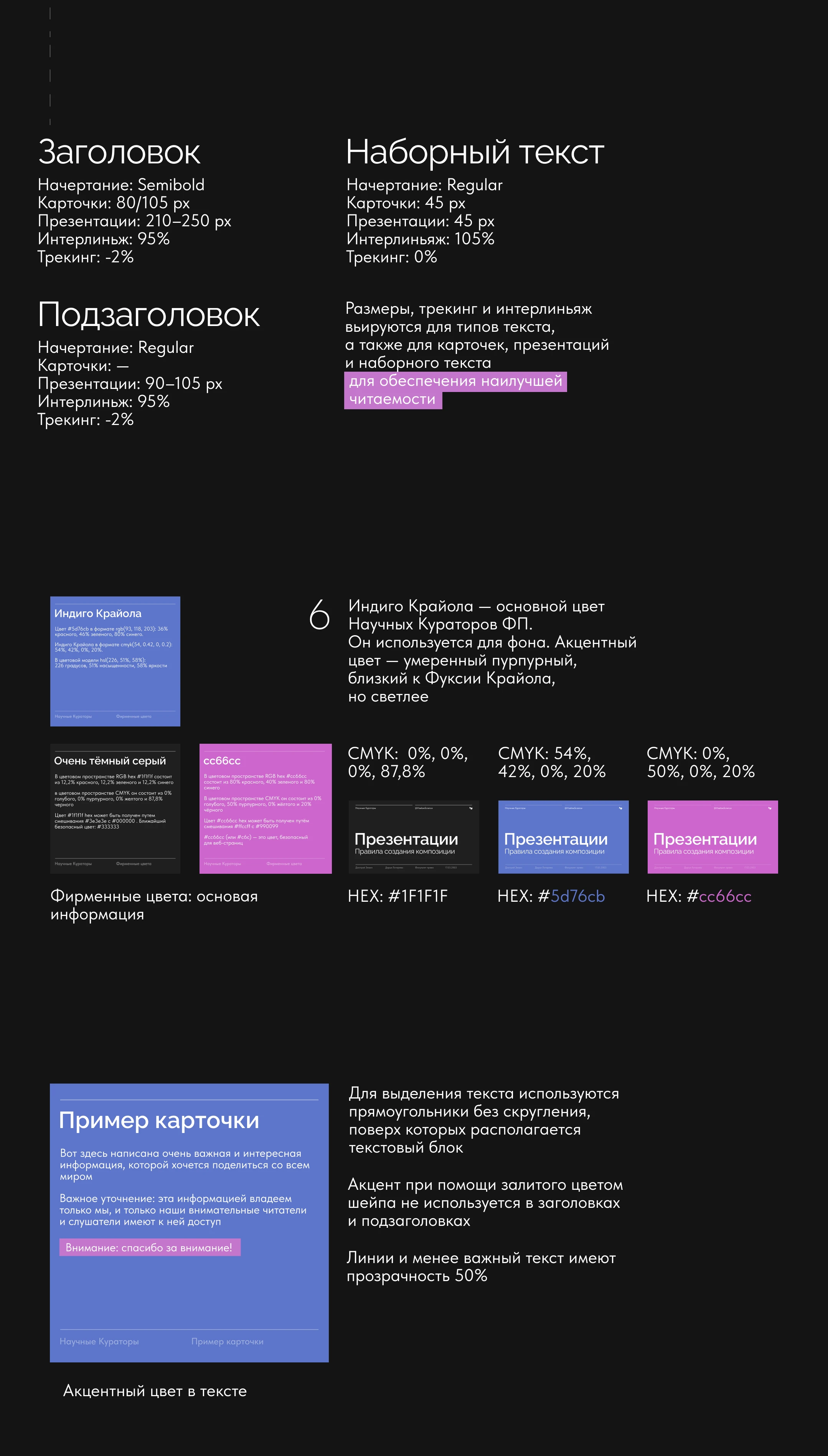 Брендбук Научных кураторов Факультета права НИУ ВШЭ — Изображение №9 — Брендинг, Маркетинг на Dprofile