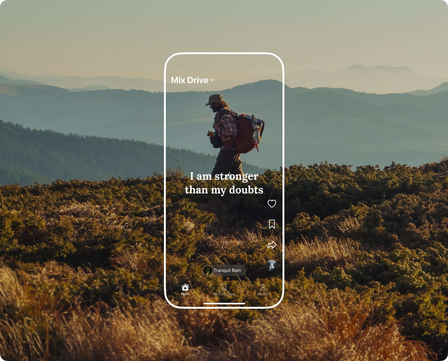 Mobile App Design — Motivation Daily Quotes — Изображение №21 — Интерфейсы на Dprofile