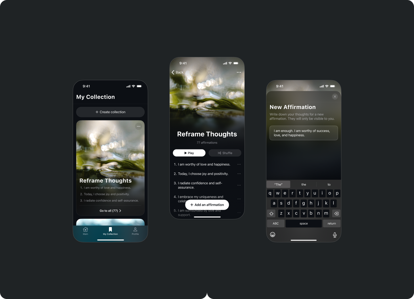Mobile App Design — Motivation Daily Quotes — Изображение №18 — Интерфейсы на Dprofile
