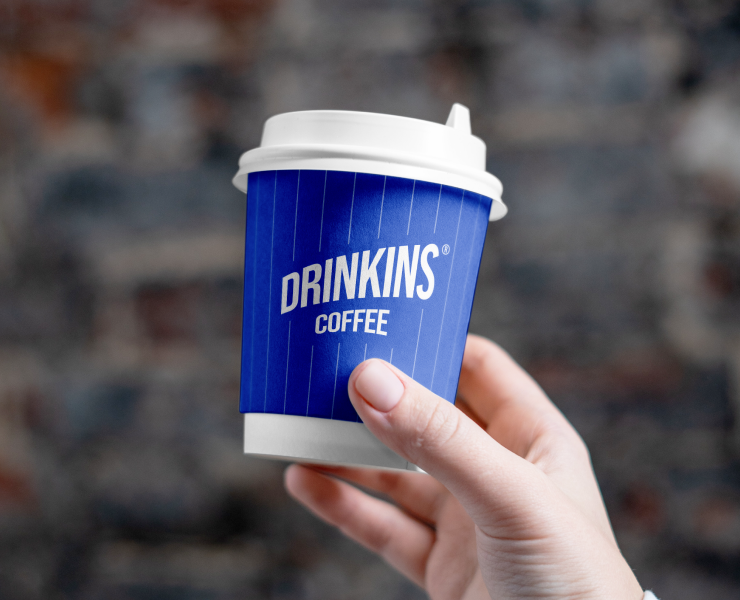 Фирменный стиль для кофейни Drinkins — Брендинг на Dprofile