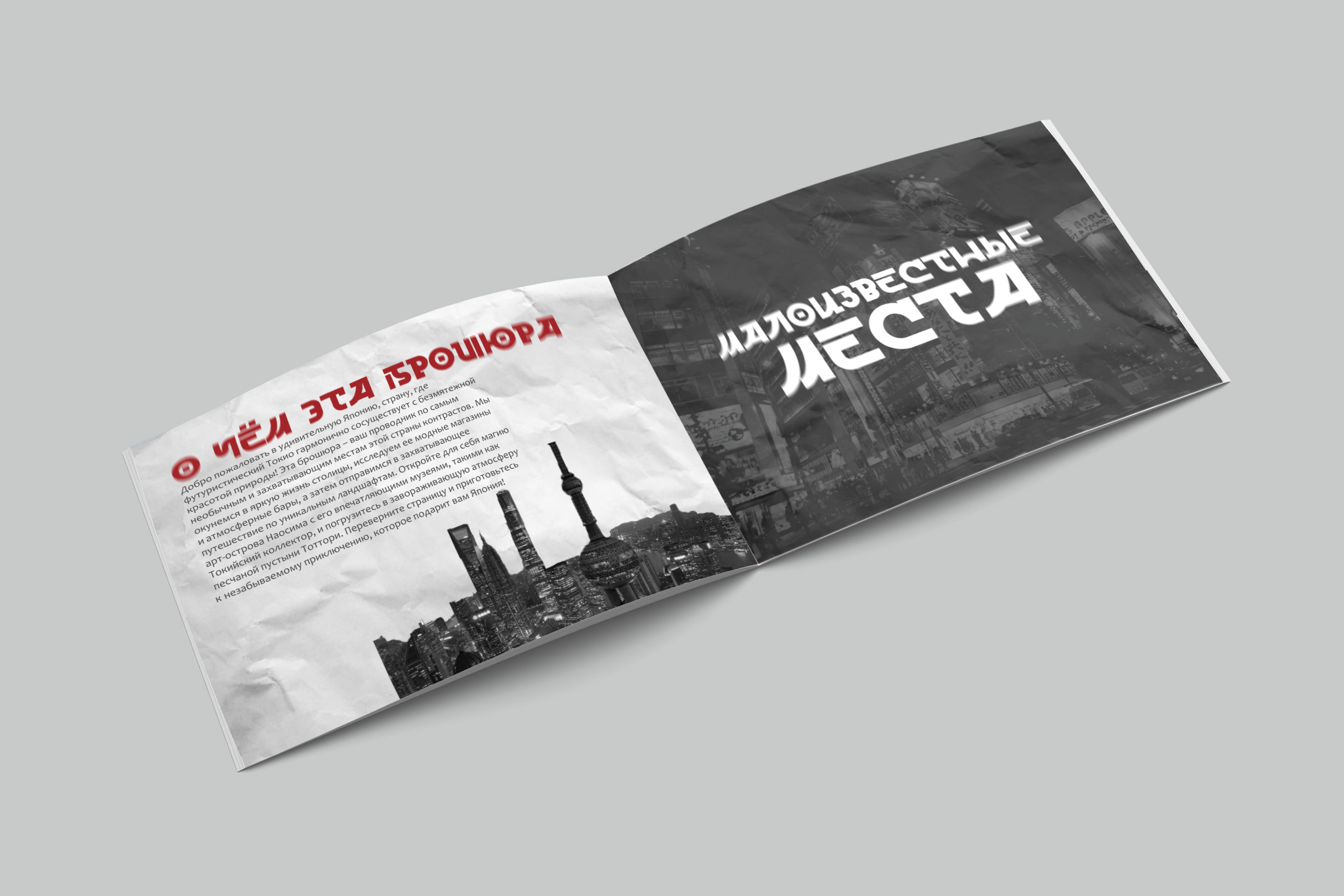 брошюра "интересные места Японии" — Изображение №2 — Графика на Dprofile