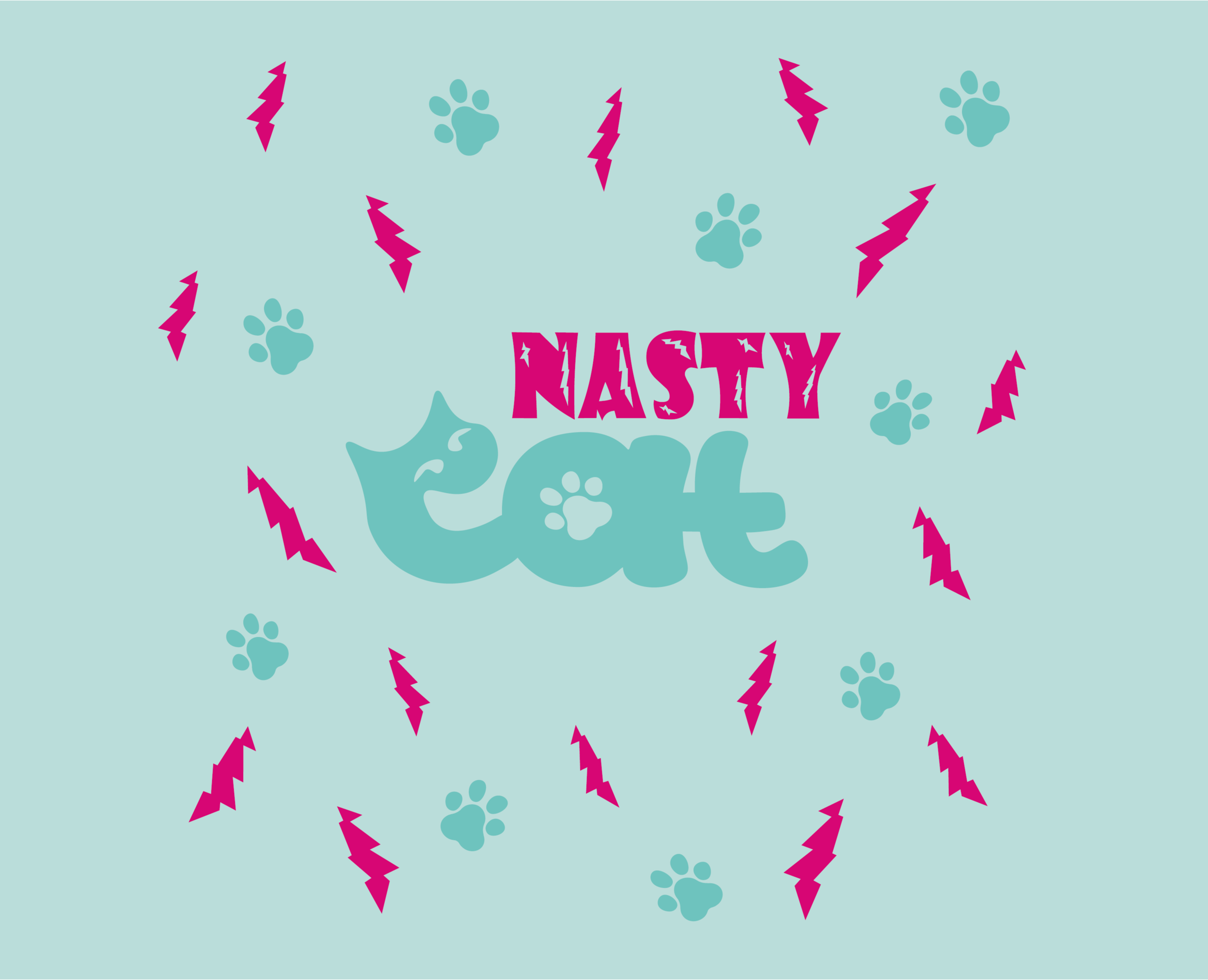 фирменный стиль игры "nasty cat" на Dprofile