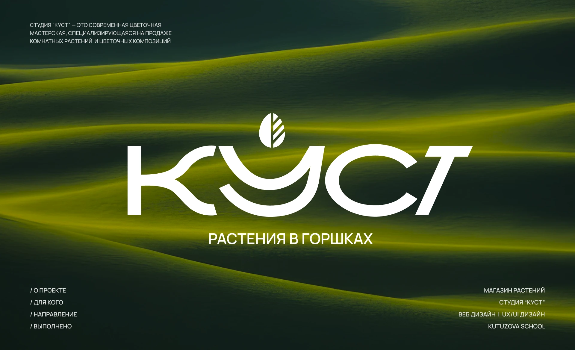 Куст. Растения в горшках — Изображение №1 — Интерфейсы на Dprofile