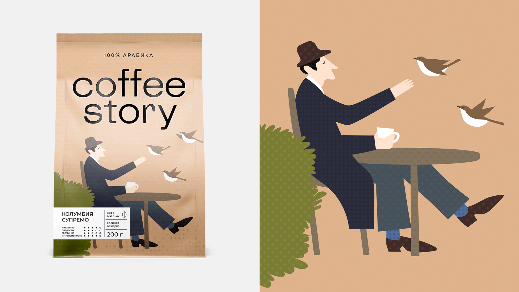 Coffee story — Branding and Packaging — Изображение №4 — Брендинг, Графика на Dprofile