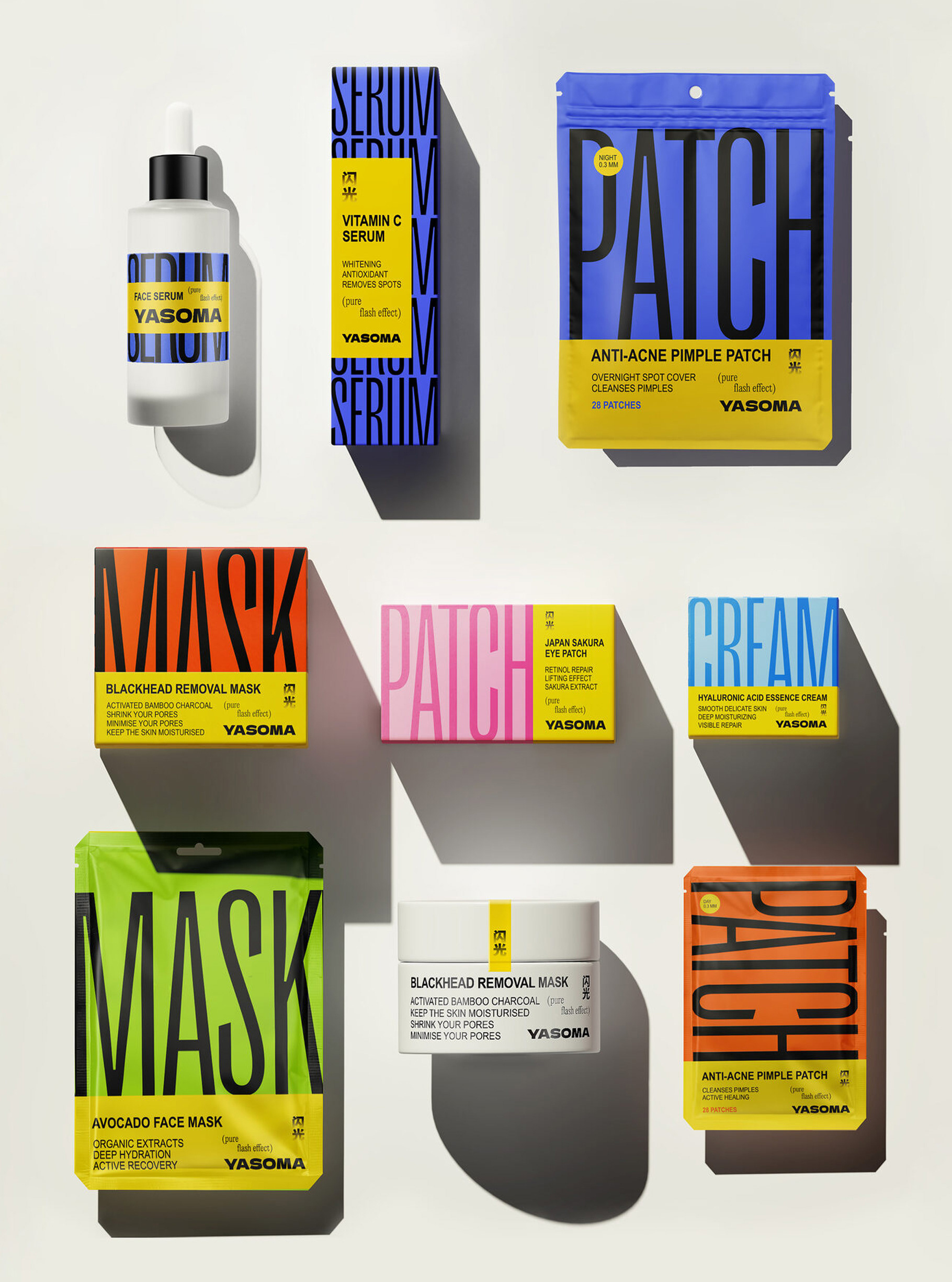 YASOMA — Cosmetics packaging — Изображение №8 — Брендинг, Графика на Dprofile