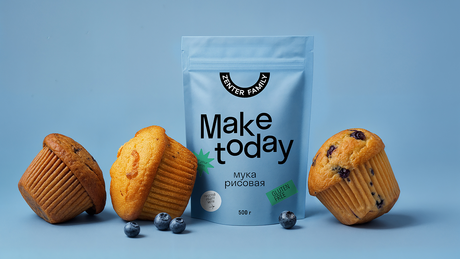 Zenter Family — Healthy flour packaging design — Изображение №5 — Брендинг, Графика на Dprofile