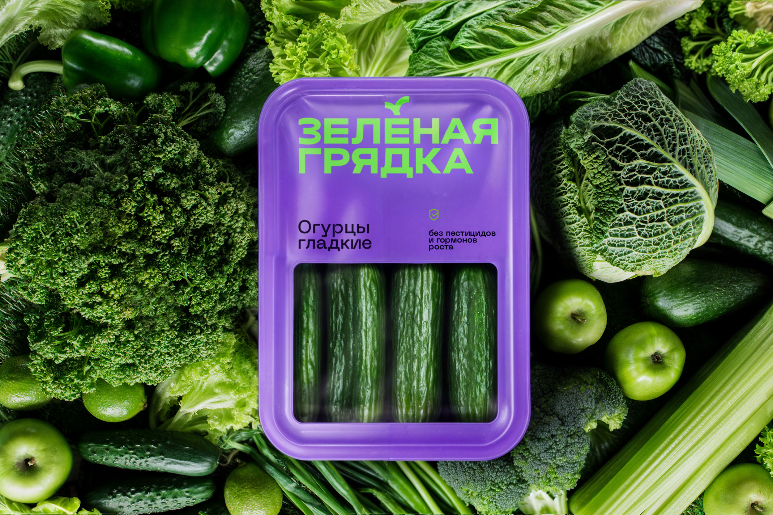 Zelenaya Gryadka — Packaging design for vegetables — Изображение №6 — Брендинг, Графика на Dprofile