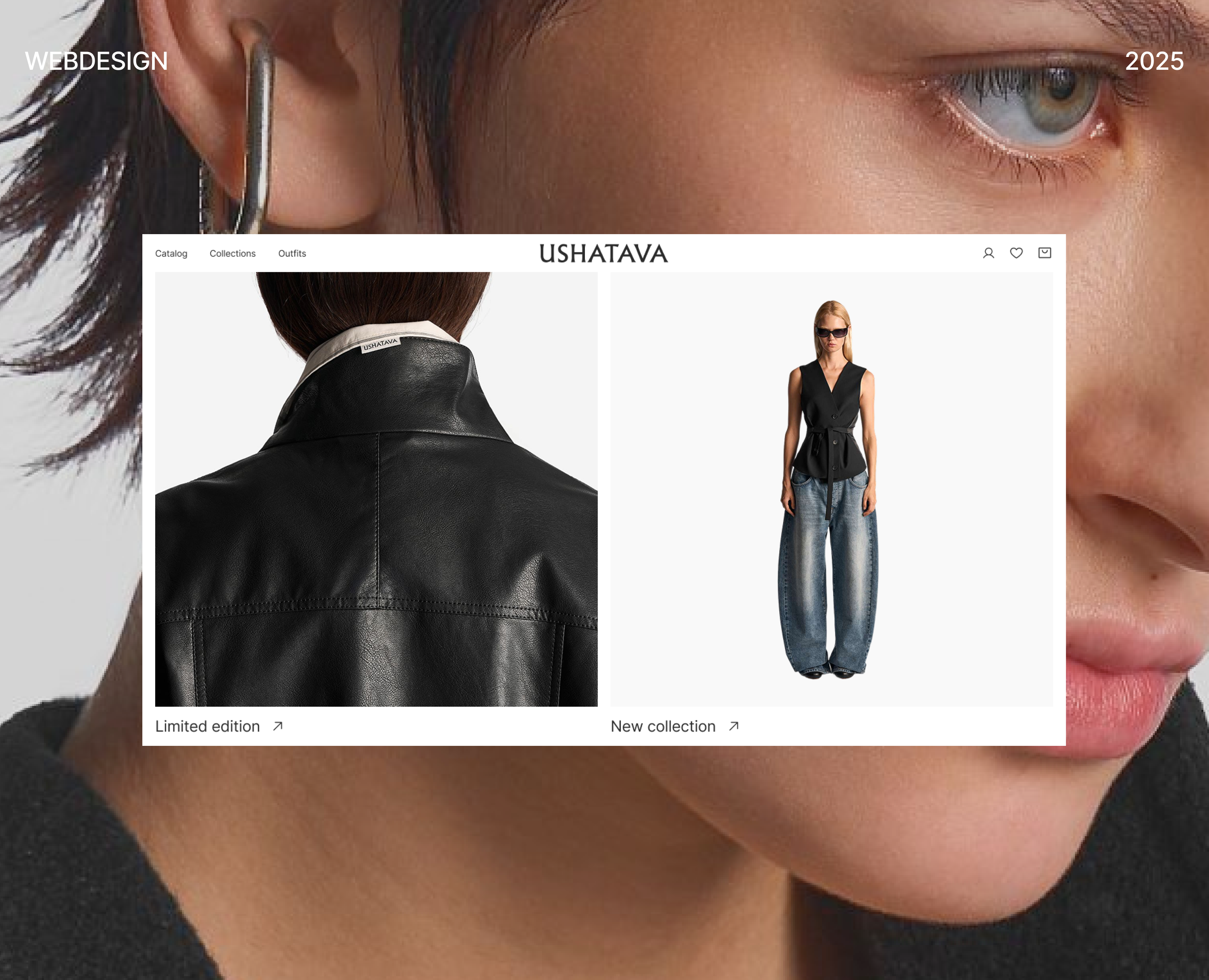 USHATAVA e-commerce shop webdesign на Dprofile