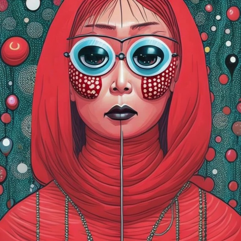 Yayoi Kusama — Изображение №1 — Иллюстрация, Графика на Dprofile