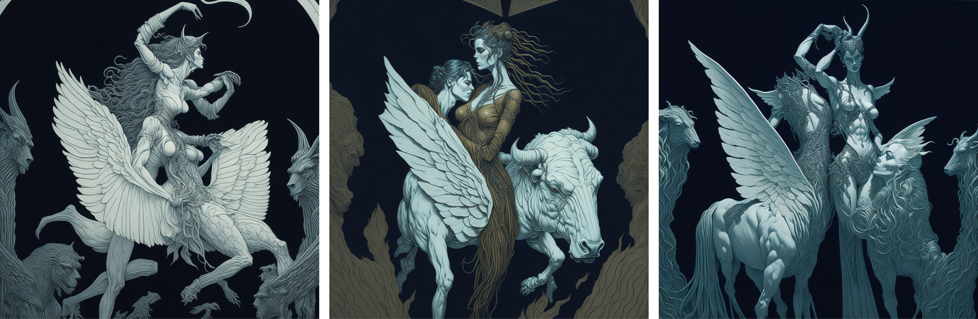 Похищение Европы — Изображение №21 — Иллюстрация, Графика на Dprofile