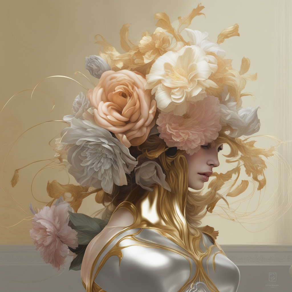 Fantastic flowers with a beautiful face — Изображение №6 — Иллюстрация, Графика на Dprofile