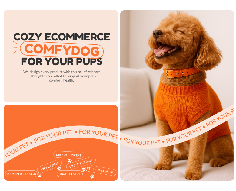 ComfyDog Онлайн Магазин — Интерфейсы на Dprofile