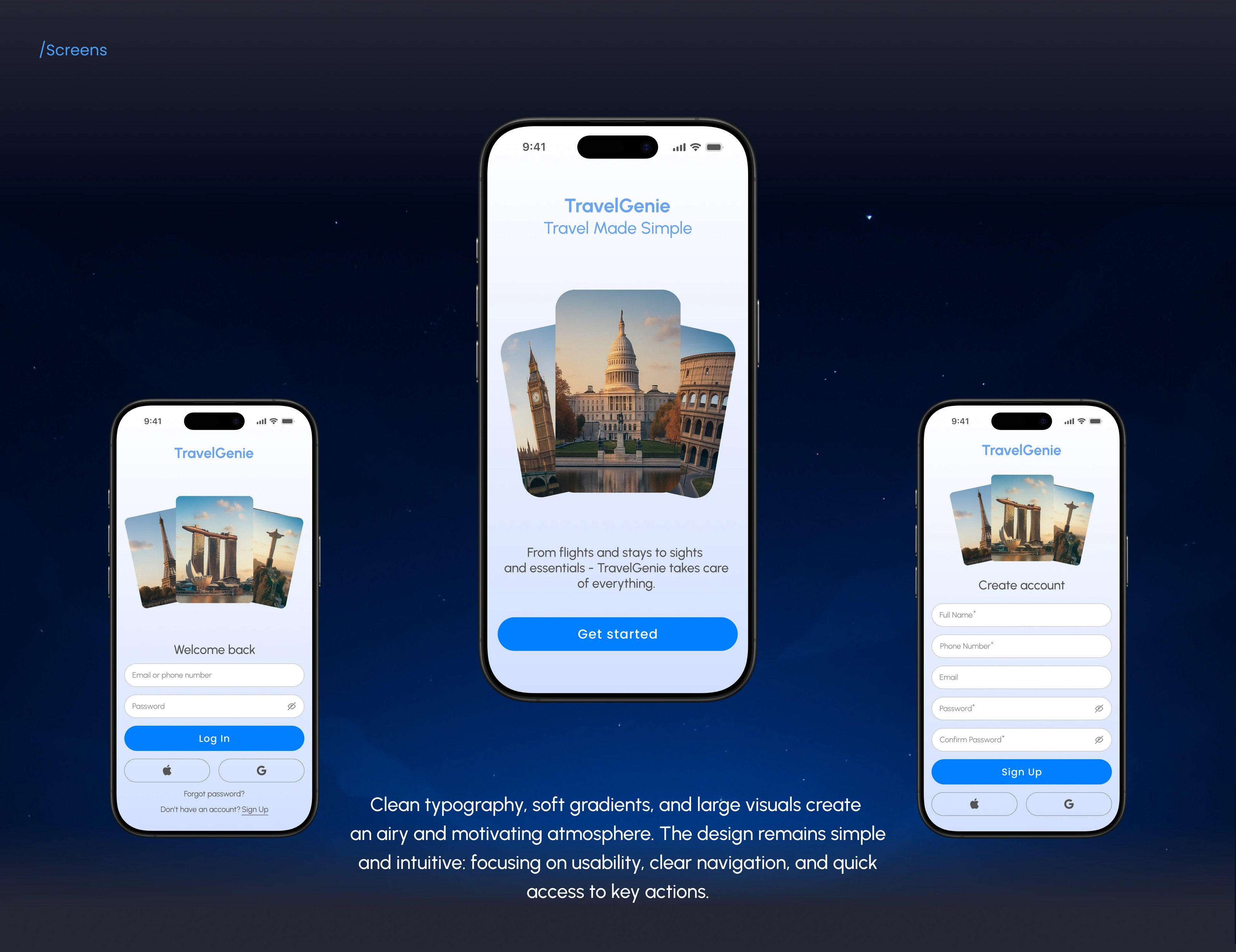 TravelGenie | AI Travel App | UI/UX for iOS — Изображение №9 — Интерфейсы на Dprofile