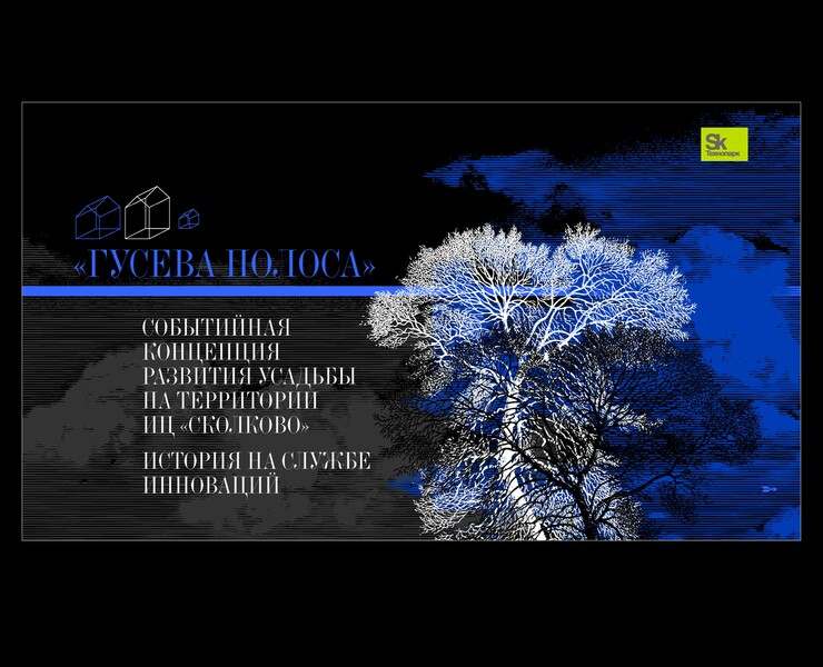 Презентация для усадьбы "Гусева Полоса" для Технопарка Skolk — Иллюстрация, Графика на Dprofile