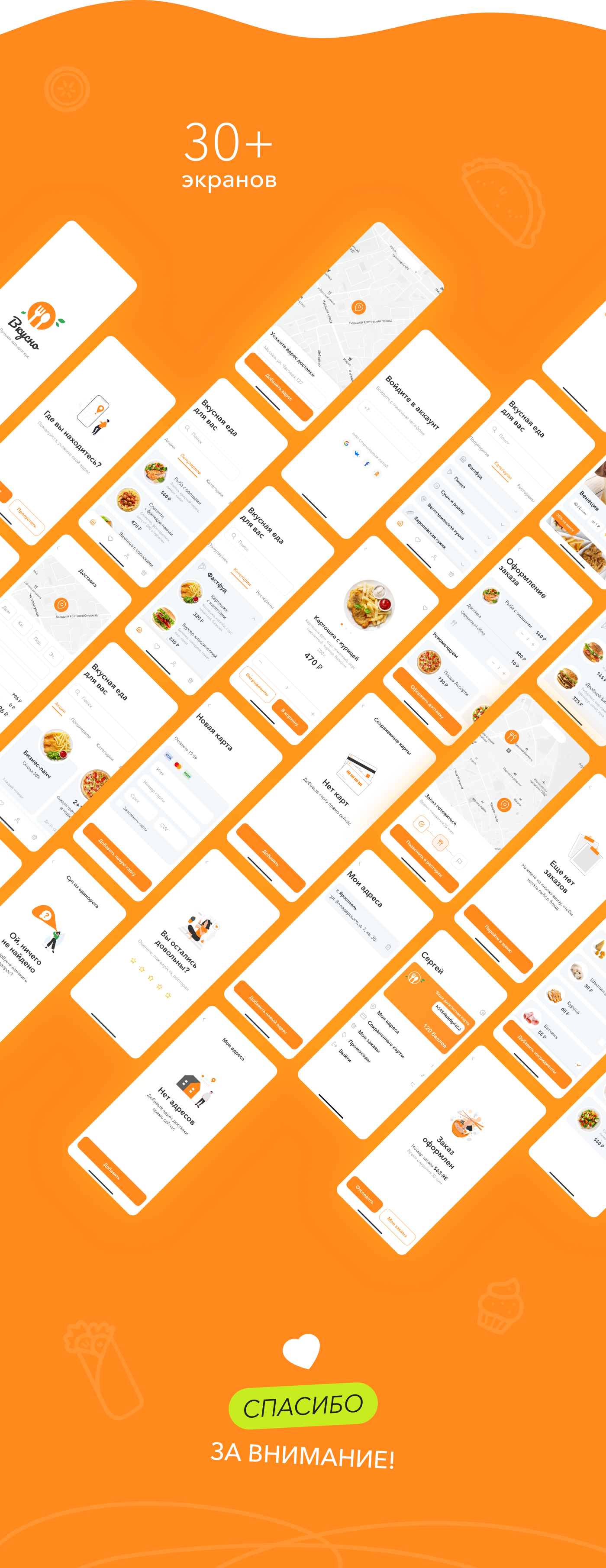 Delivery food. Mobile app — Изображение №15 — Интерфейсы на Dprofile
