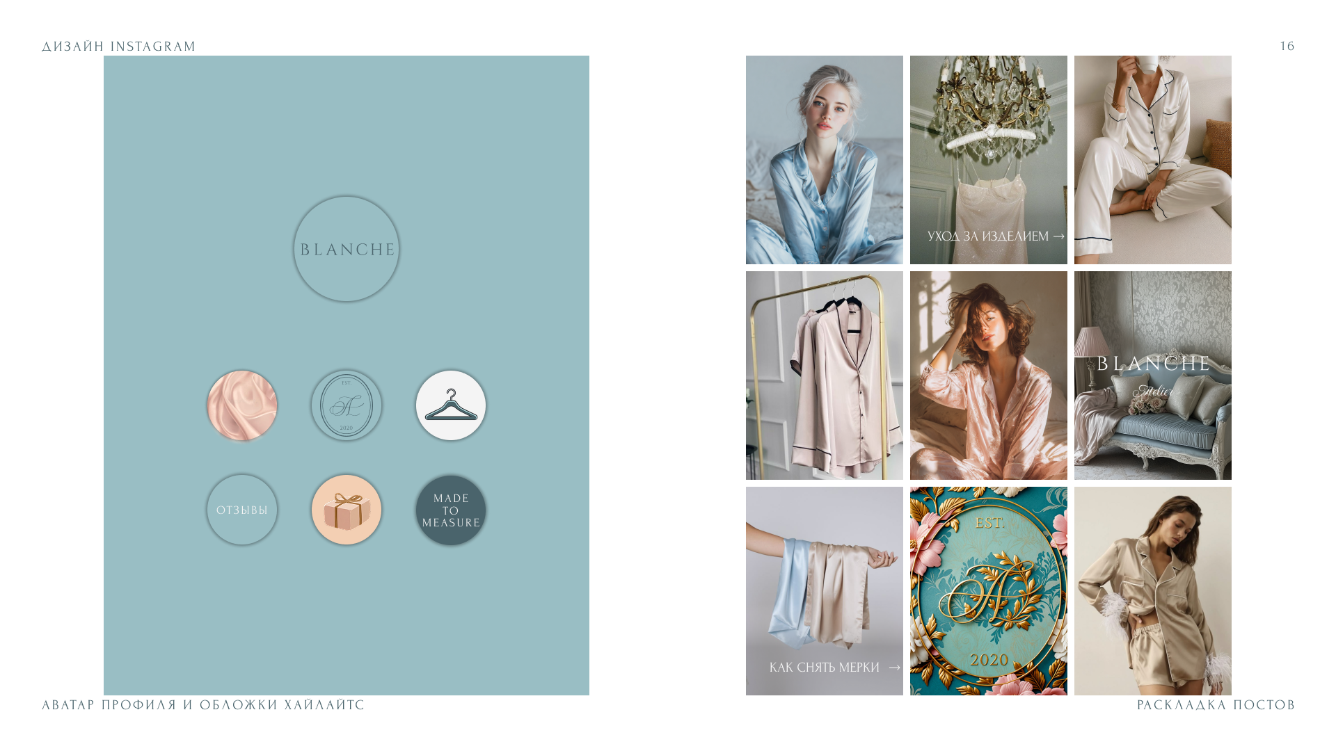 Фирменный стиль Atelier BLANCHE — Изображение №16 — Брендинг на Dprofile
