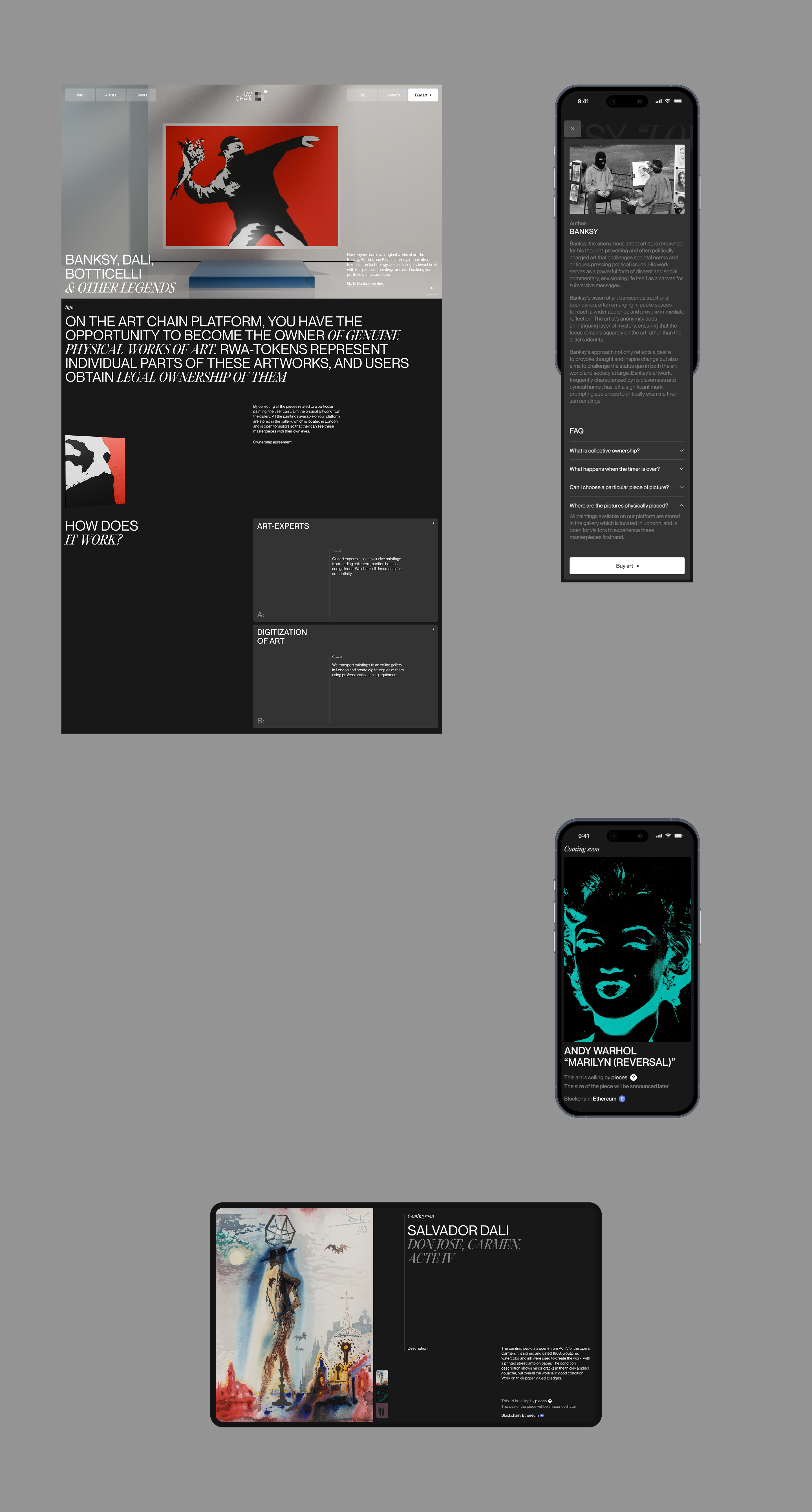 ArtChain — Изображение №5 — Интерфейсы, Брендинг на Dprofile