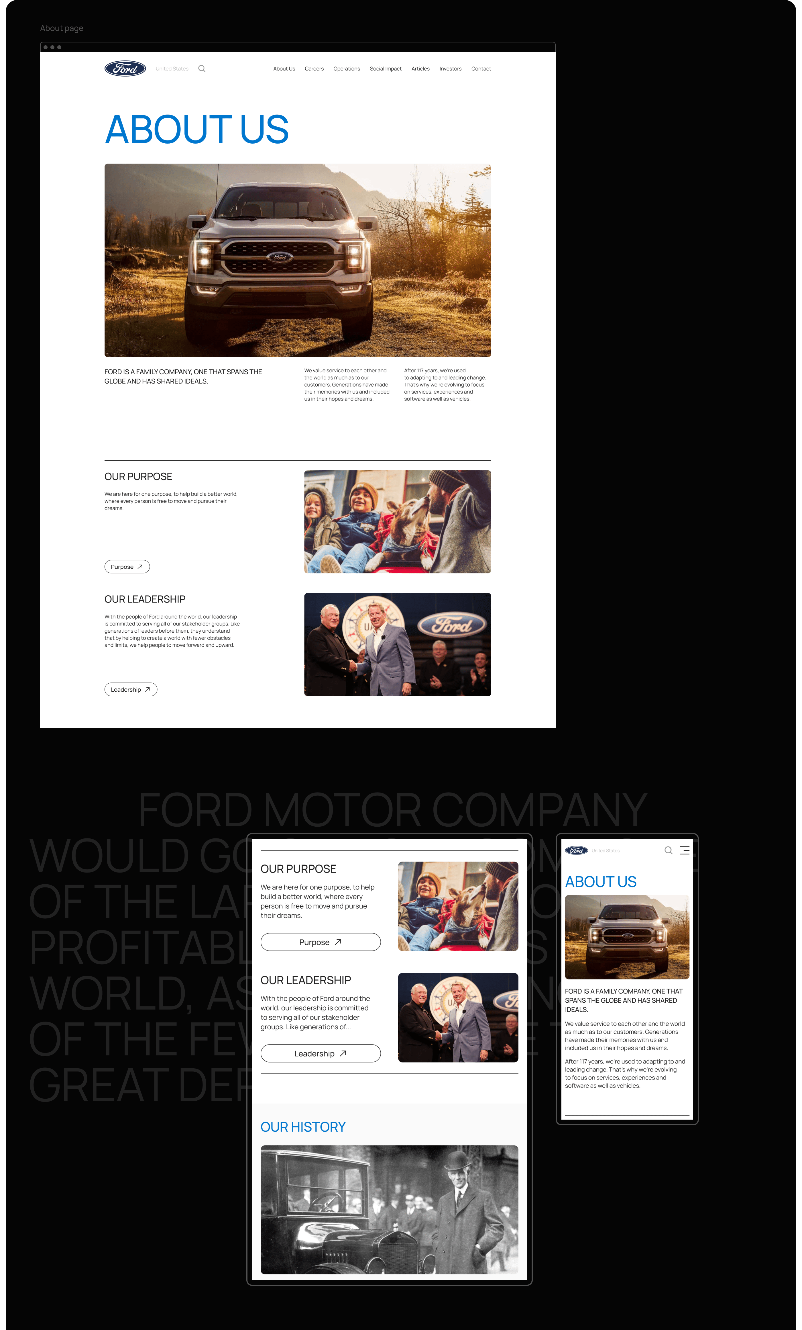 Corporate Ford — Redesign — Изображение №9 — Интерфейсы на Dprofile