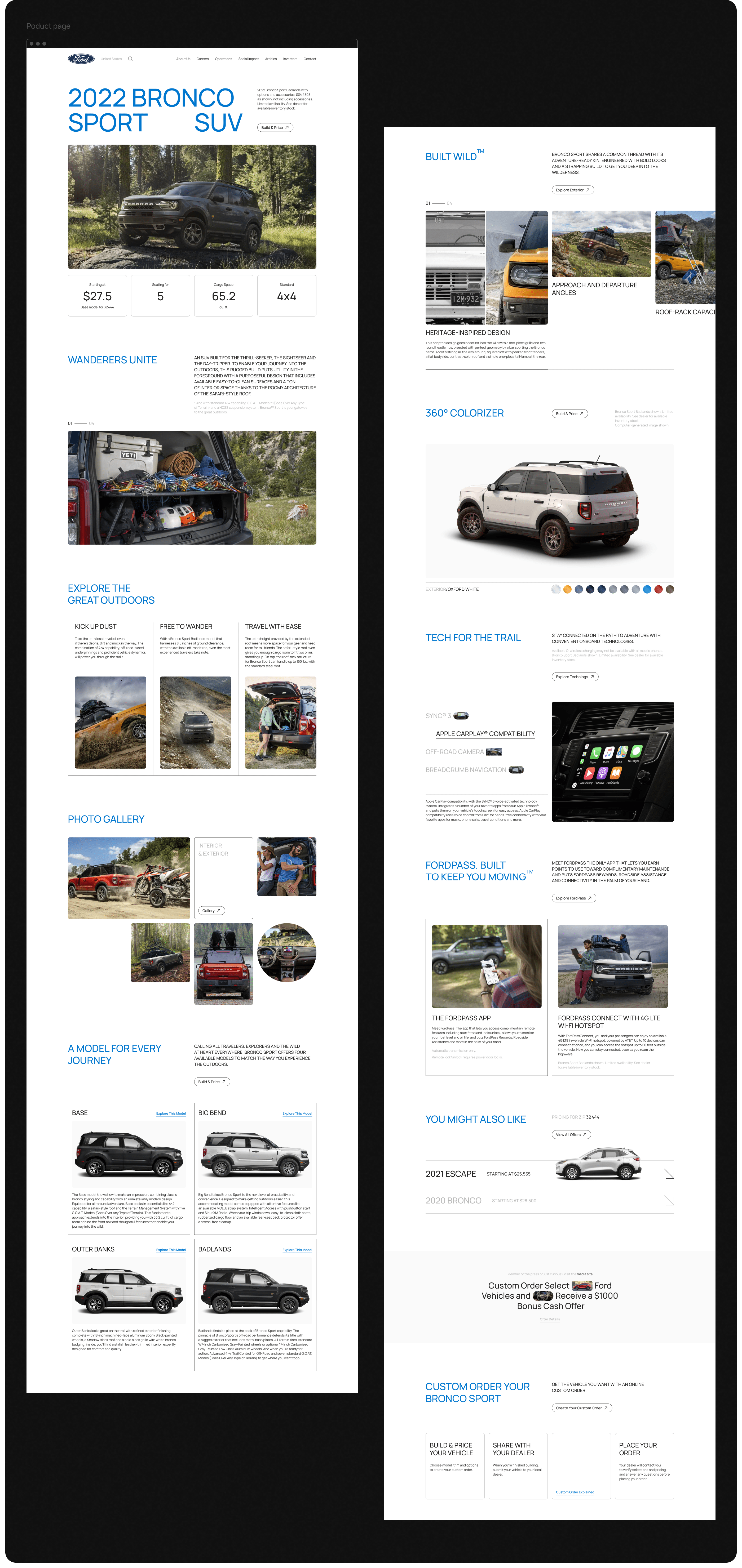 Corporate Ford — Redesign — Изображение №7 — Интерфейсы на Dprofile