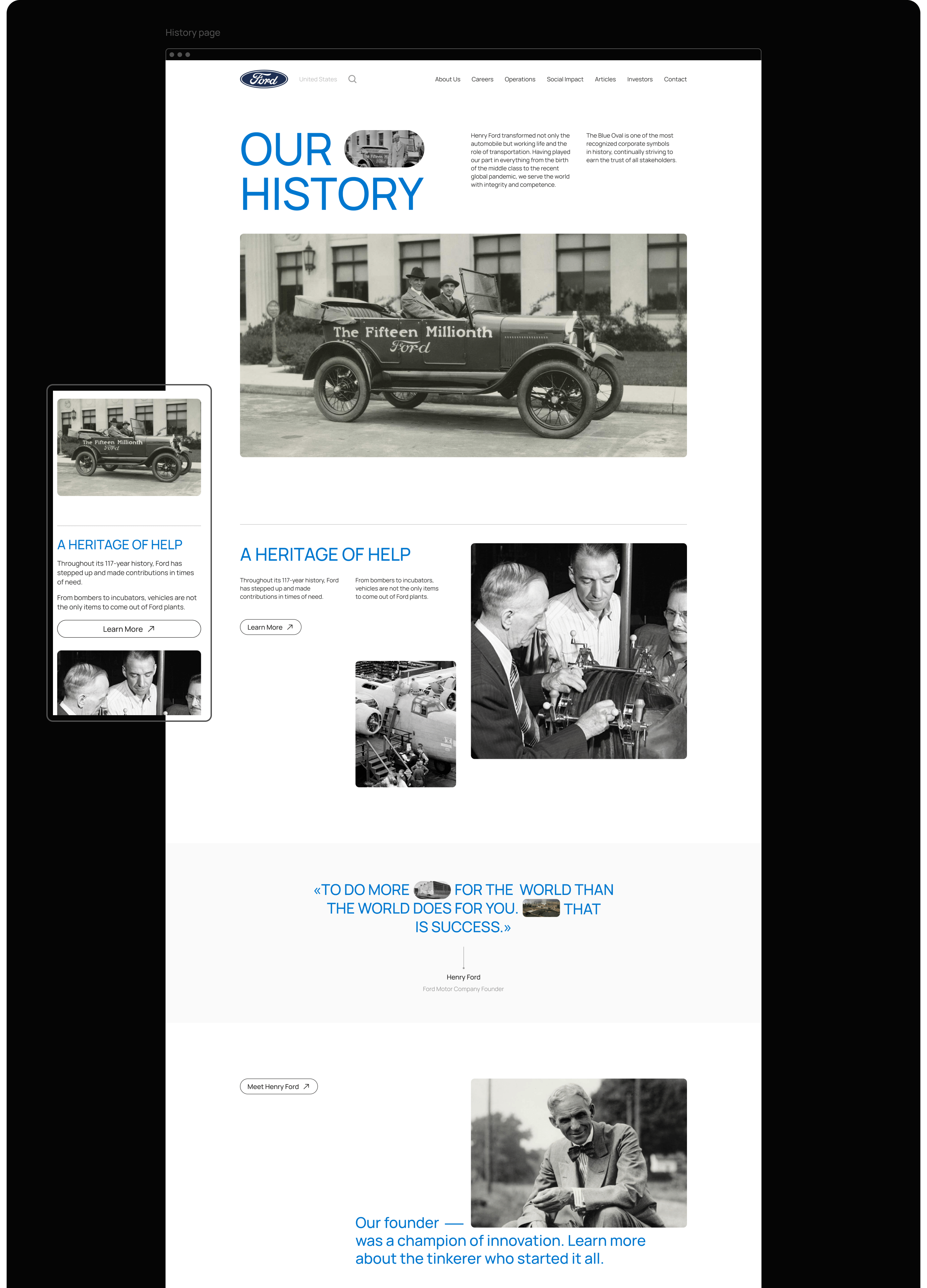 Corporate Ford — Redesign — Изображение №11 — Интерфейсы на Dprofile