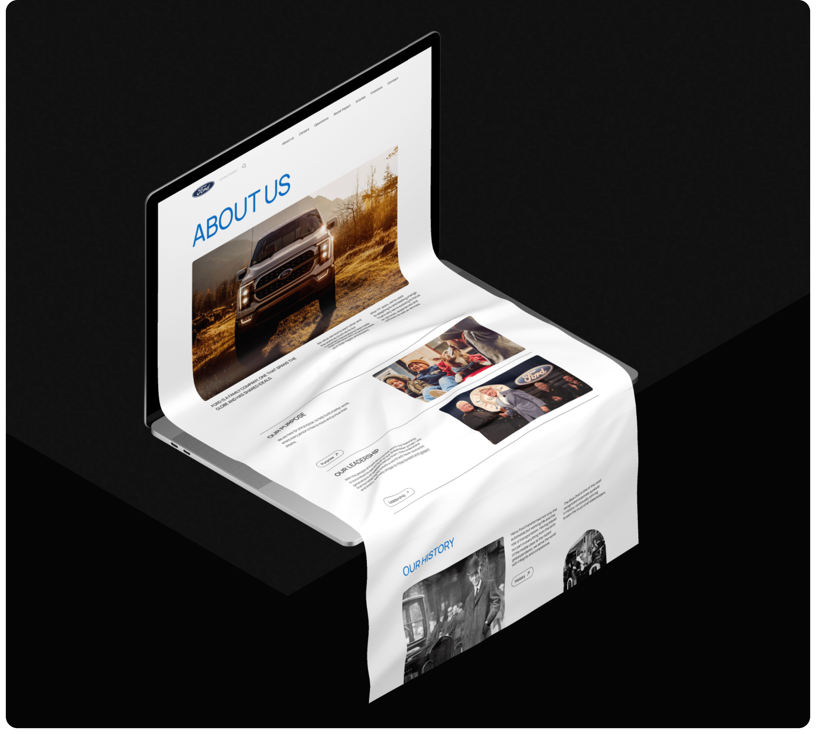 Corporate Ford — Redesign — Изображение №8 — Интерфейсы на Dprofile