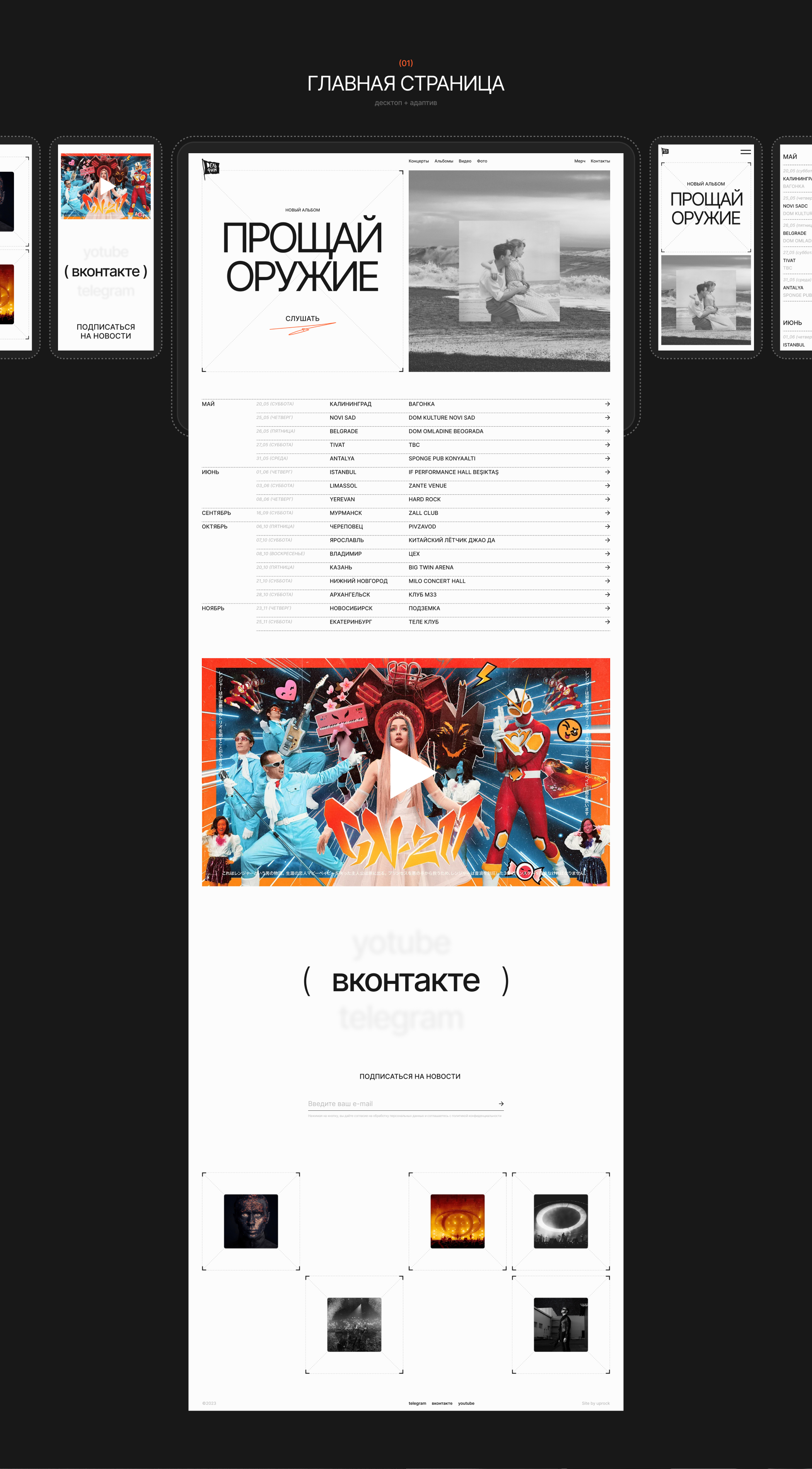 Dolphin_redesign_personal website — Изображение №3 — Интерфейсы, Графика на Dprofile