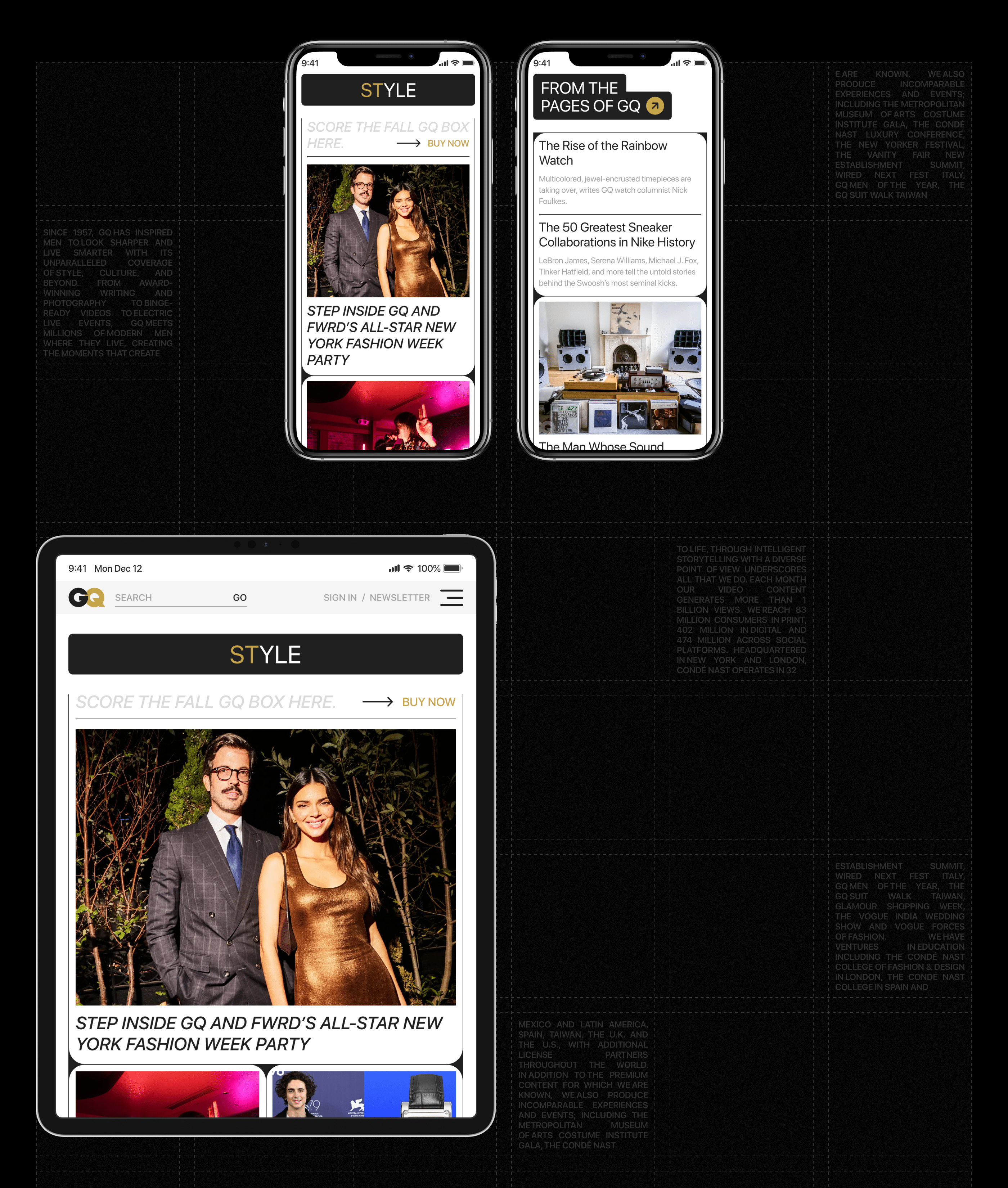 Men's magazine GQ — Изображение №7 — Интерфейсы, Графика на Dprofile