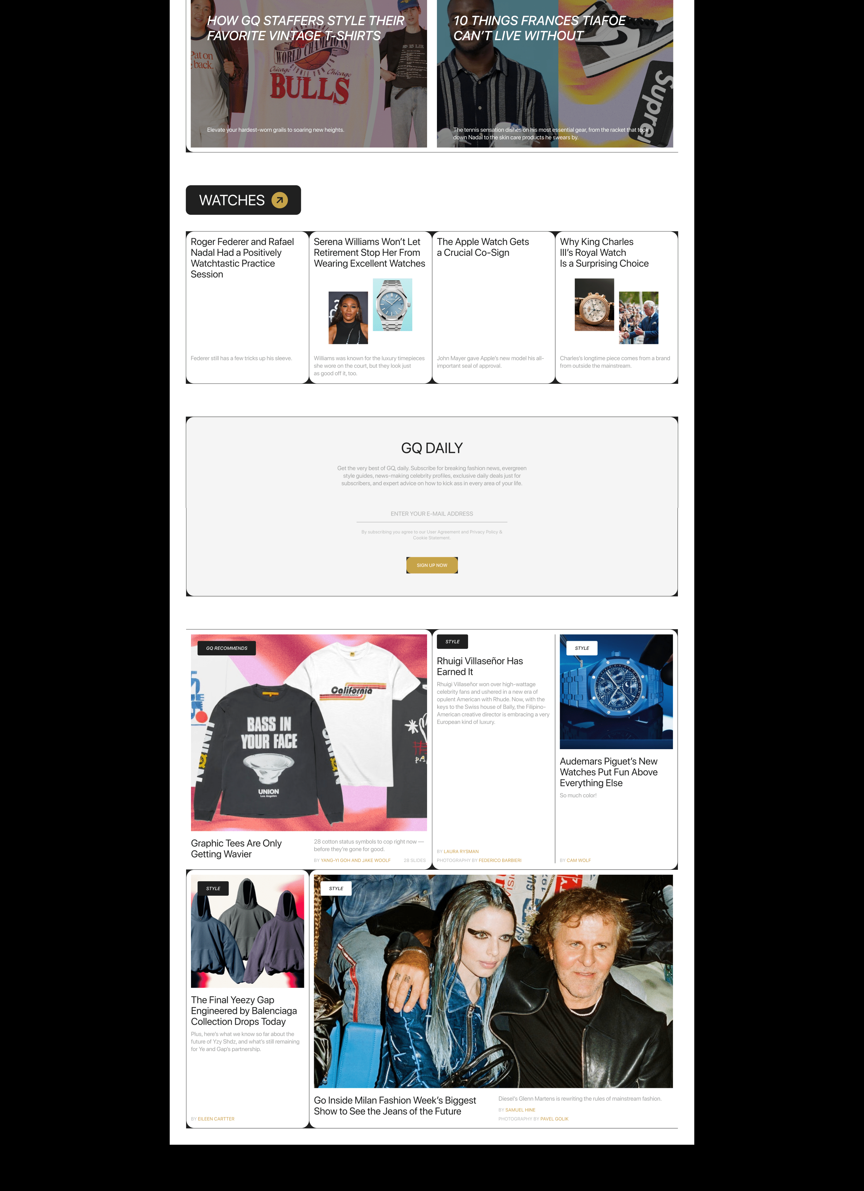 Men's magazine GQ — Изображение №6 — Интерфейсы, Графика на Dprofile