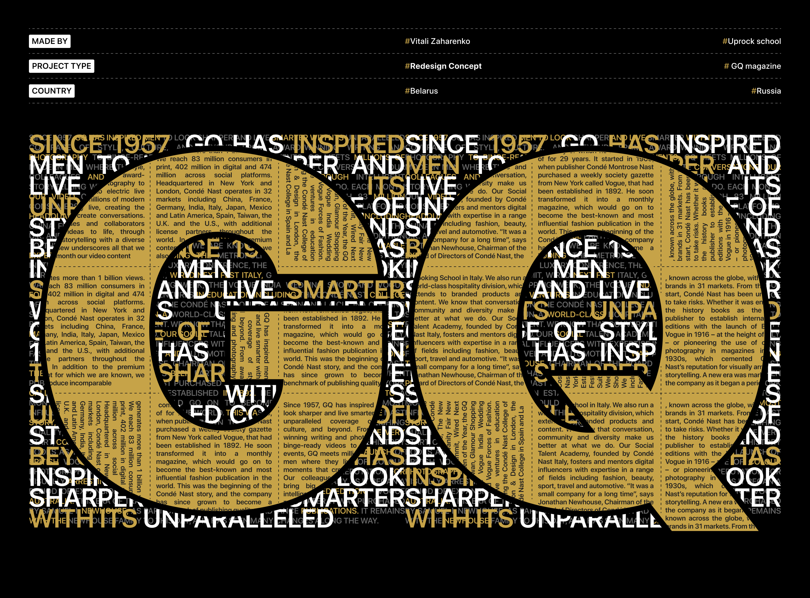 Men's magazine GQ — Изображение №1 — Интерфейсы, Графика на Dprofile