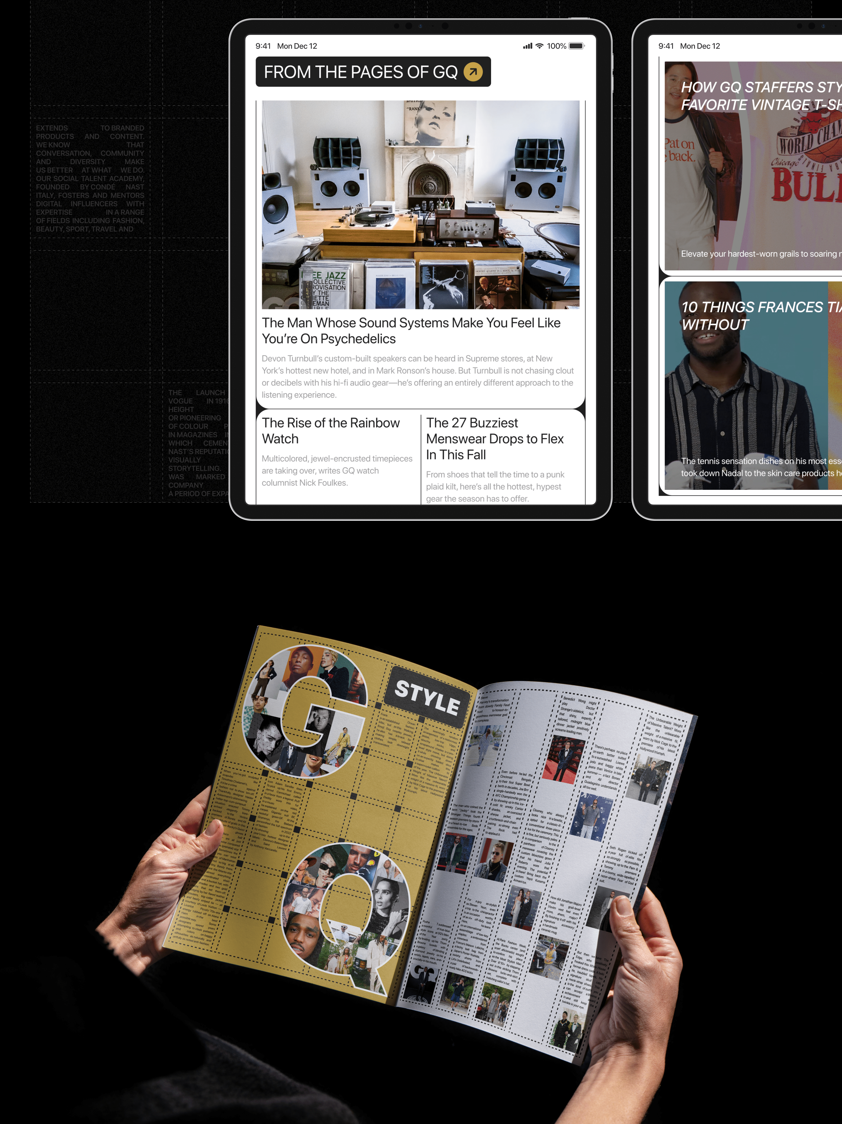 Men's magazine GQ — Изображение №8 — Интерфейсы, Графика на Dprofile