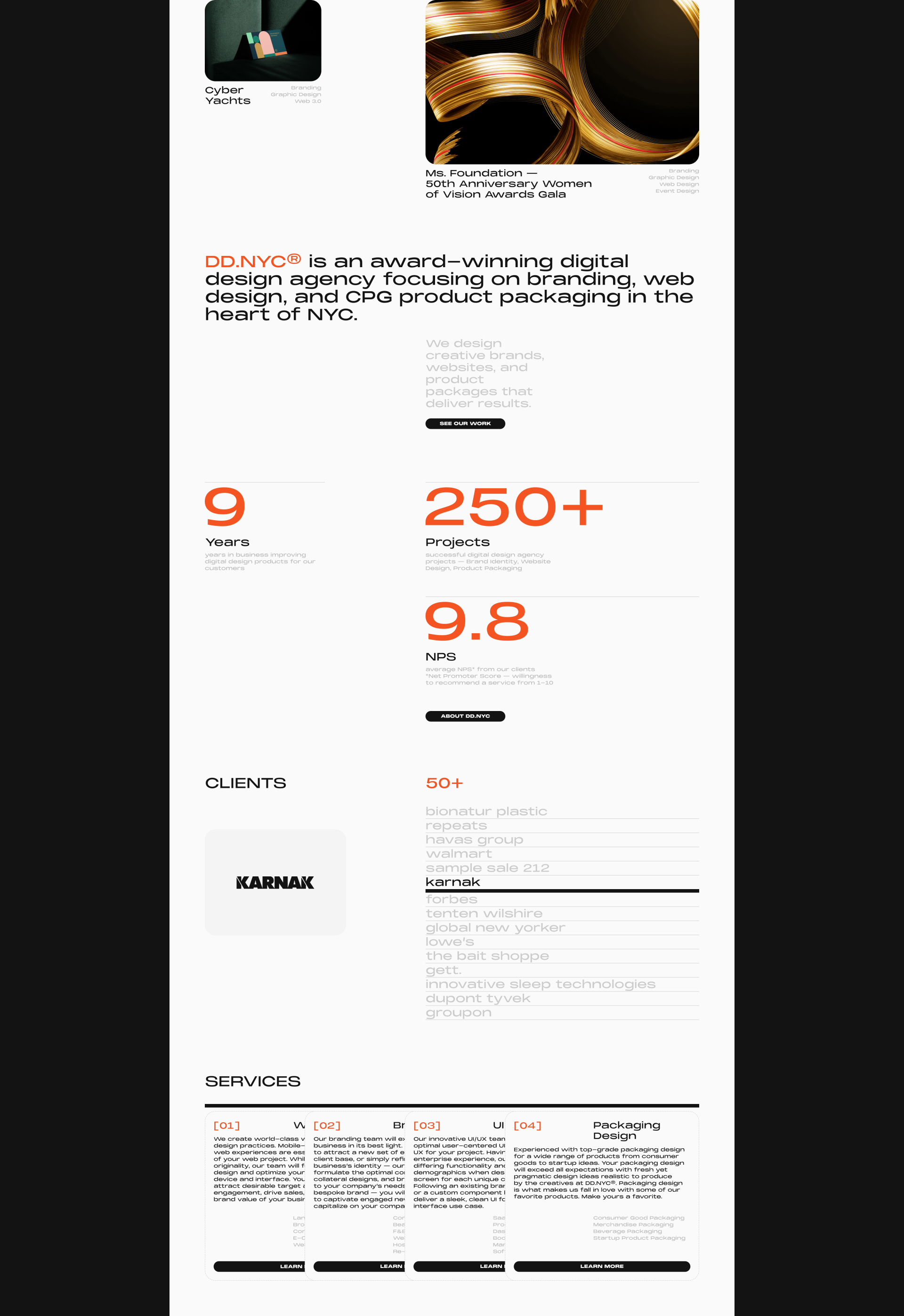 Сreative design agency DD.NYC — Изображение №4 — Интерфейсы, Графика на Dprofile