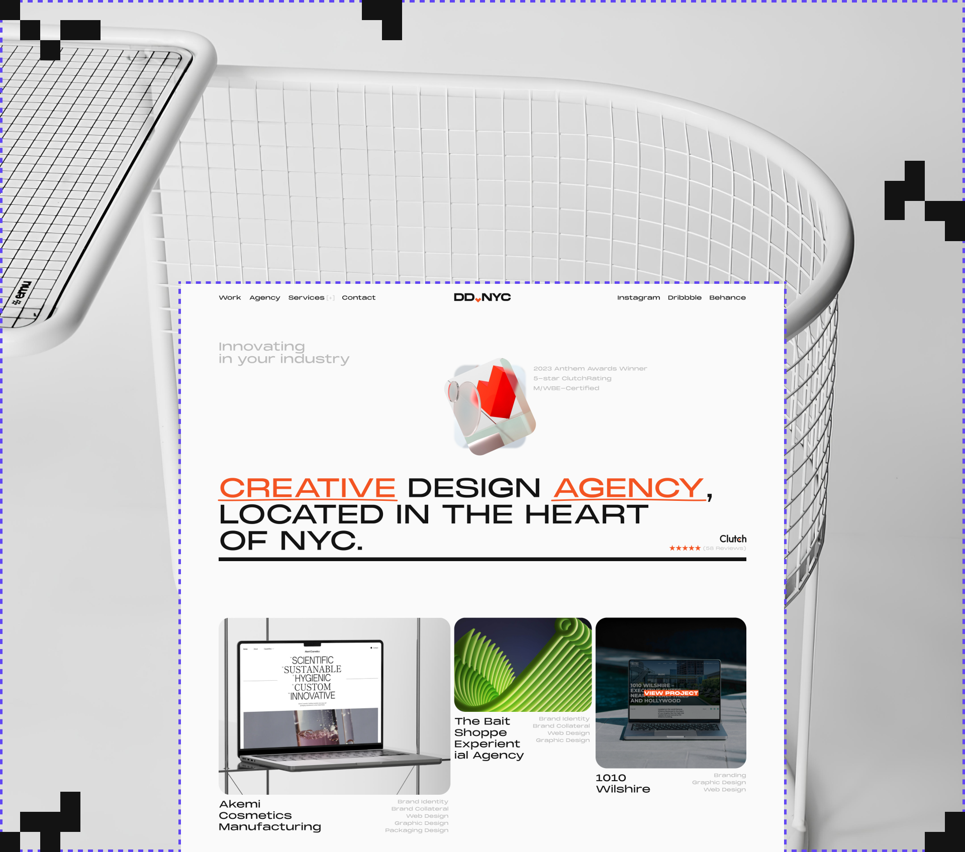 Сreative design agency DD.NYC — Изображение №3 — Интерфейсы, Графика на Dprofile